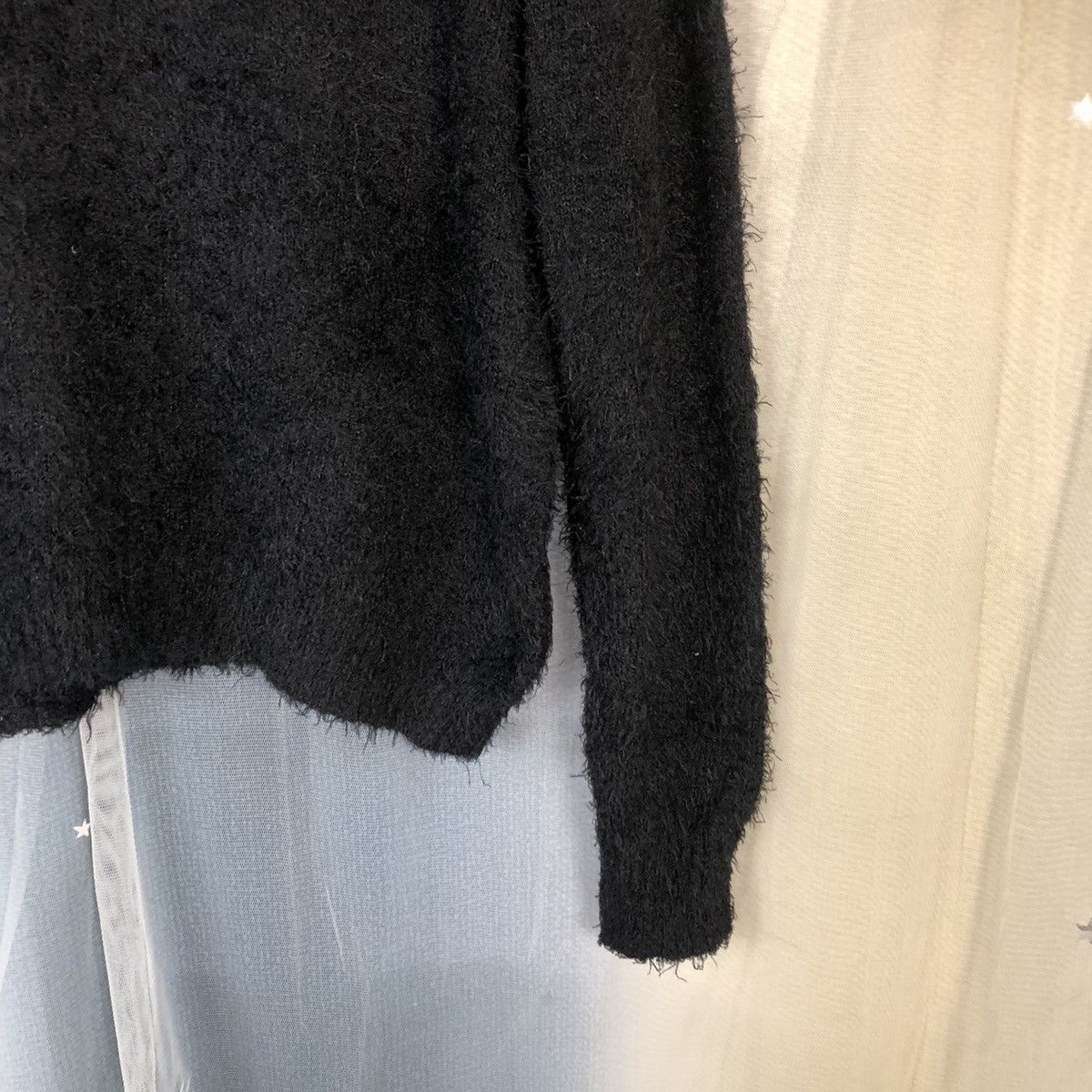 Divided × H&M × Homespun Knitwear Vintage Divided Mohair Knitwear H&M Black #914 Size S / US 4 / IT 40 - 8 Thumbnail