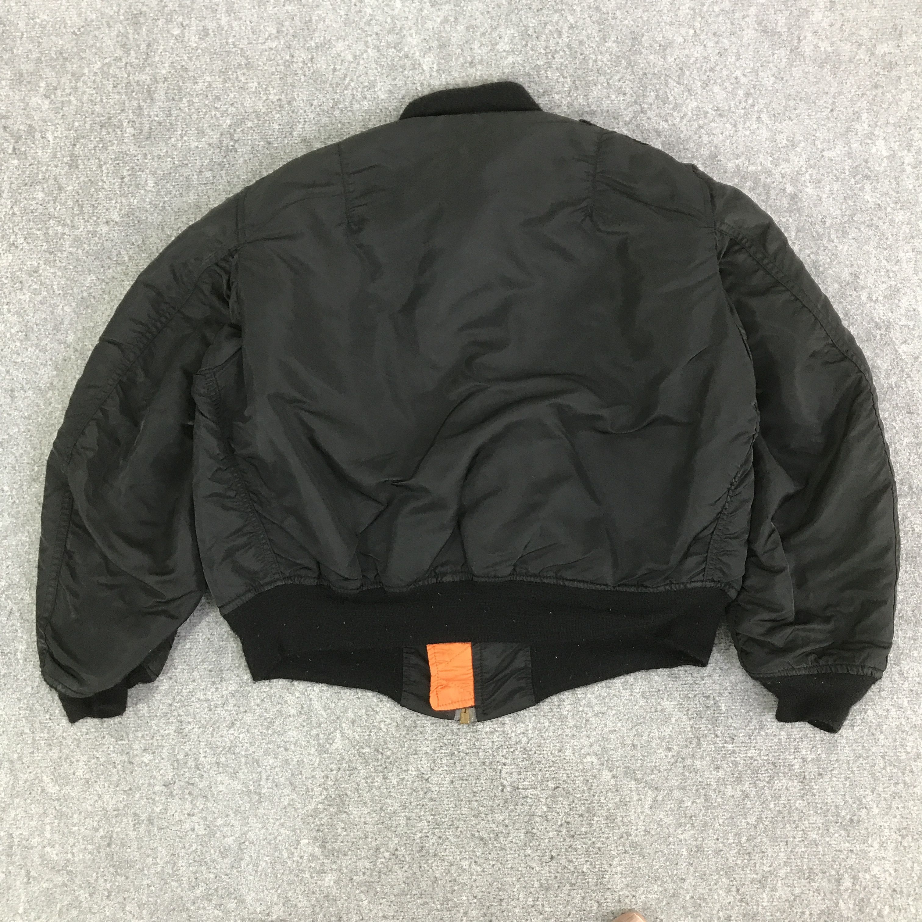 Alpha Industries ALPHA INDUSTRIES BLACK BOMBERS JACKET K120B8 Size US L / EU 52-54 / 3 - 3 Thumbnail