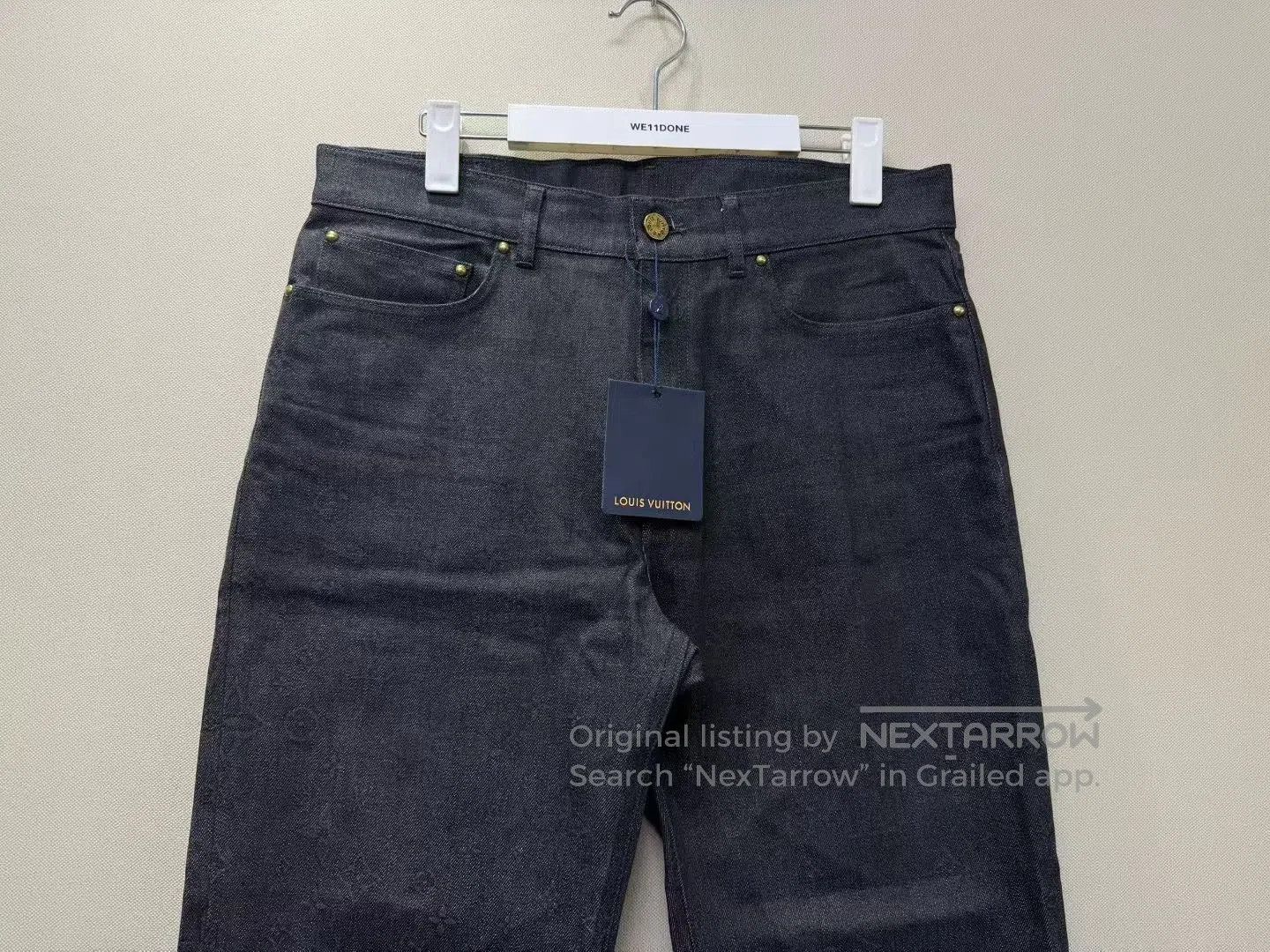 Louis Vuitton Louis Vuitton Dark Gray Subtle Logo Jeans. Size US 32 / EU 48 - 7 Thumbnail