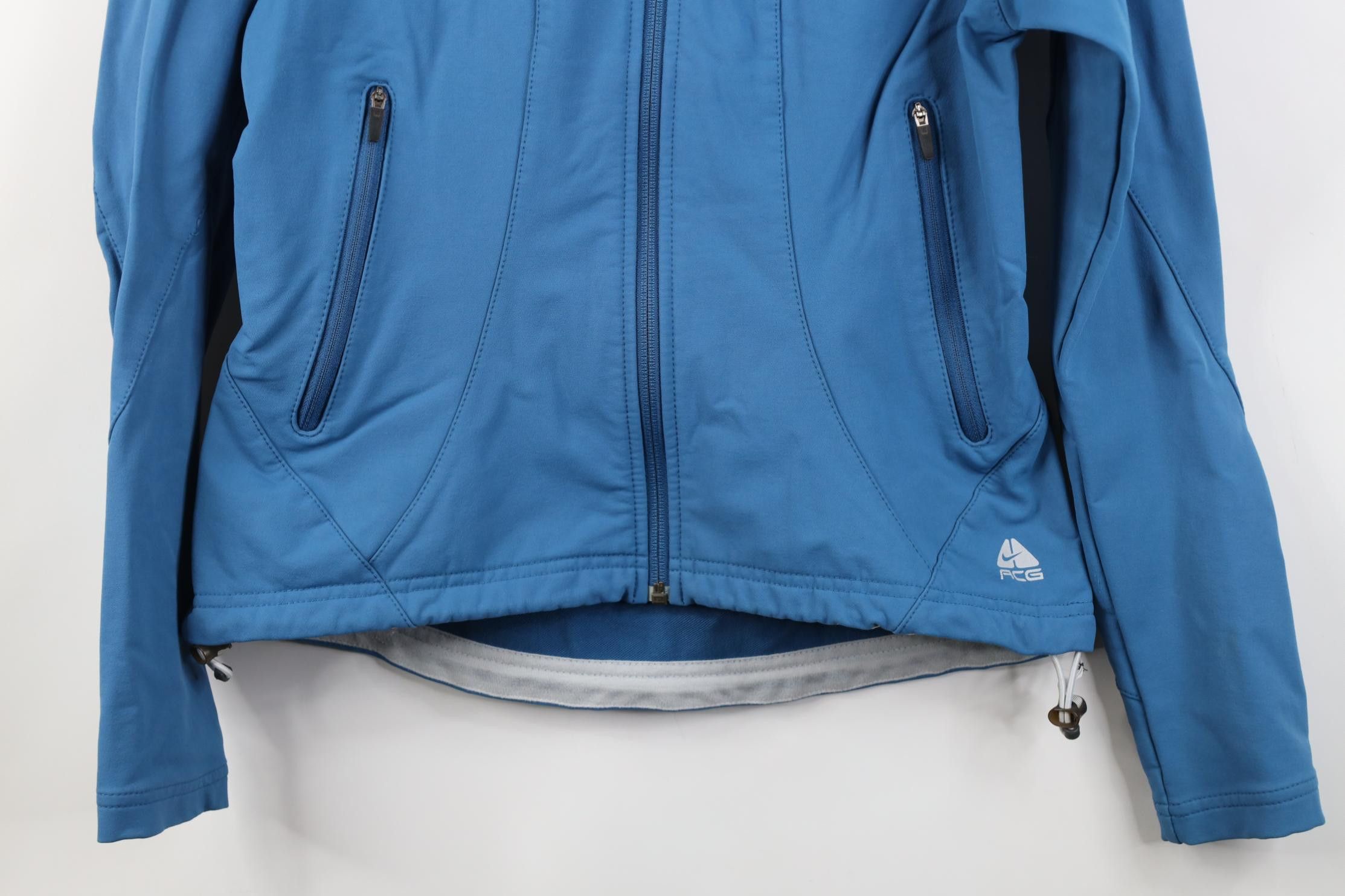 Nike Vintage Y2K Nike ACG Scott Mini Swoosh Softshell Jacket Blue Size S / US 4 / IT 40 - 3 Thumbnail