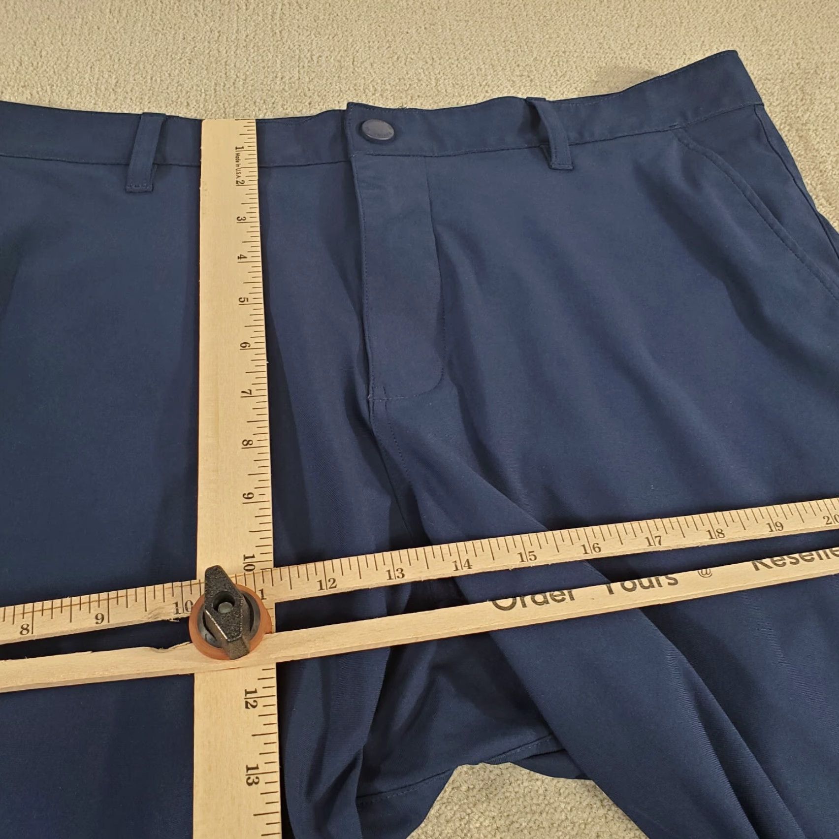 Rhone Rhone Pants Mens 34x32 Blue Chino Solid Lightweight Breathable Quick Dry Stretch Logo Size US 34 / EU 50 - 6 Thumbnail