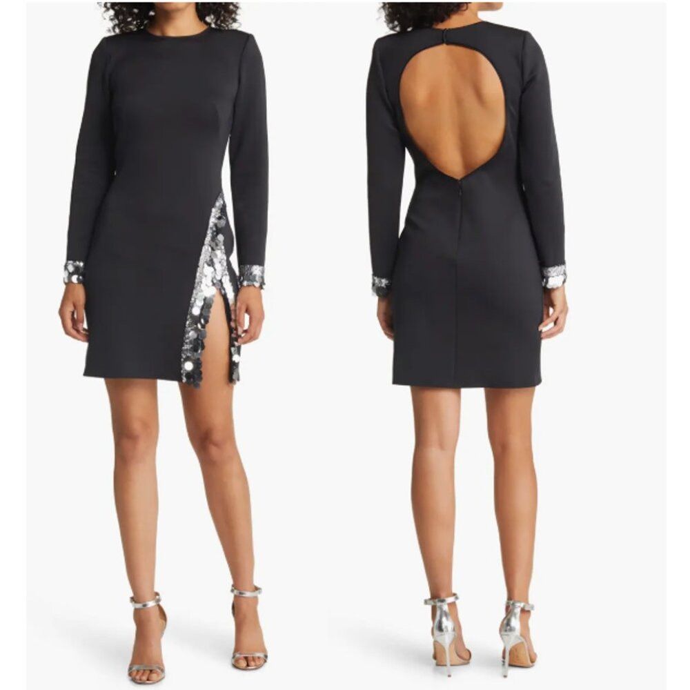 Tadashi Shoji NWT New $238 SHO Tadashi Shoji Sequin Detail Long Sleeve Co Size XXS / US 00 / IT 34 - 1 Thumbnail