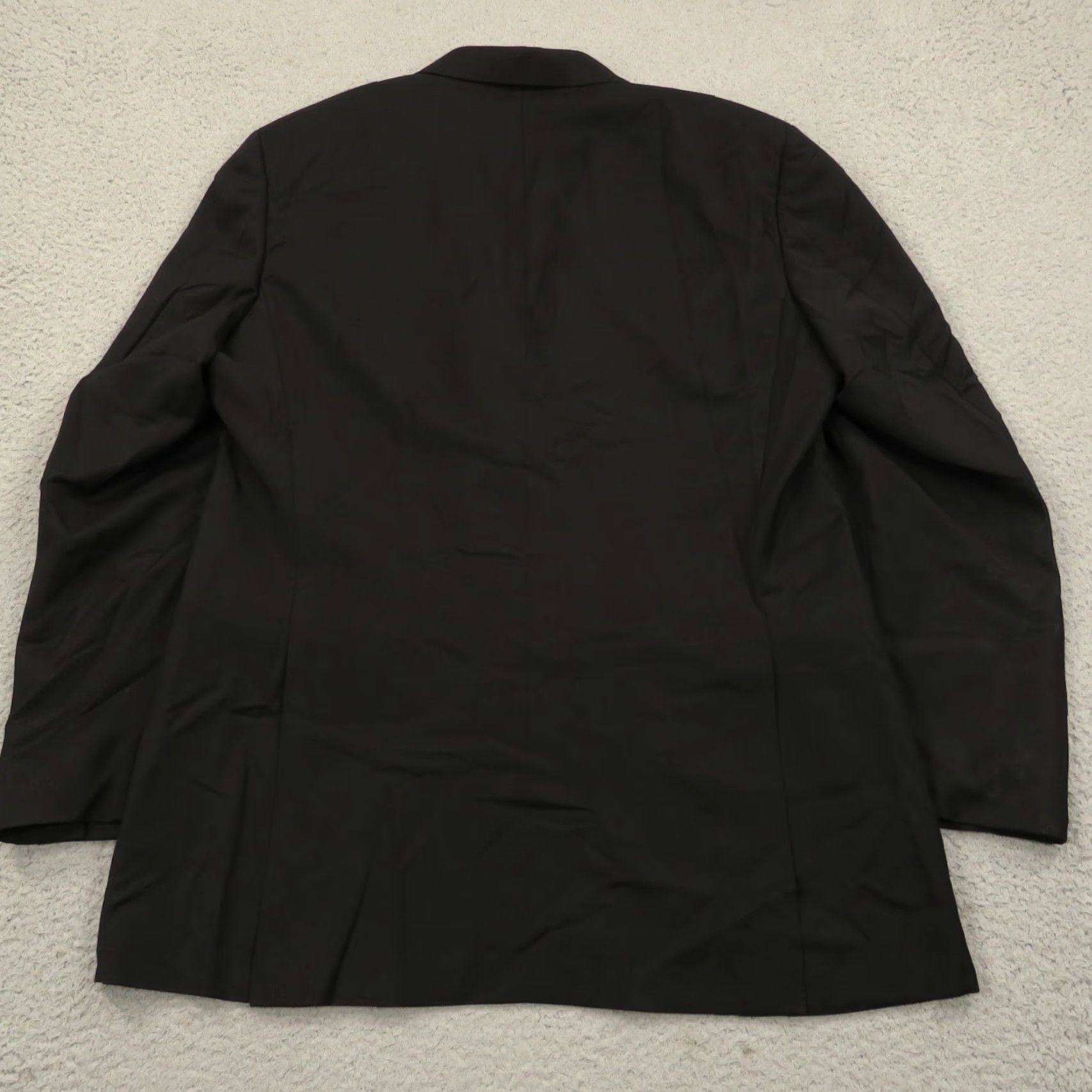 Canali Canali 1934 Blazer Wool Black 2 Button Formal Jacket Italian Made Double-Vented Notch Lapel Men 44L Regular Blazer/Coat Size 44R - 7 Thumbnail