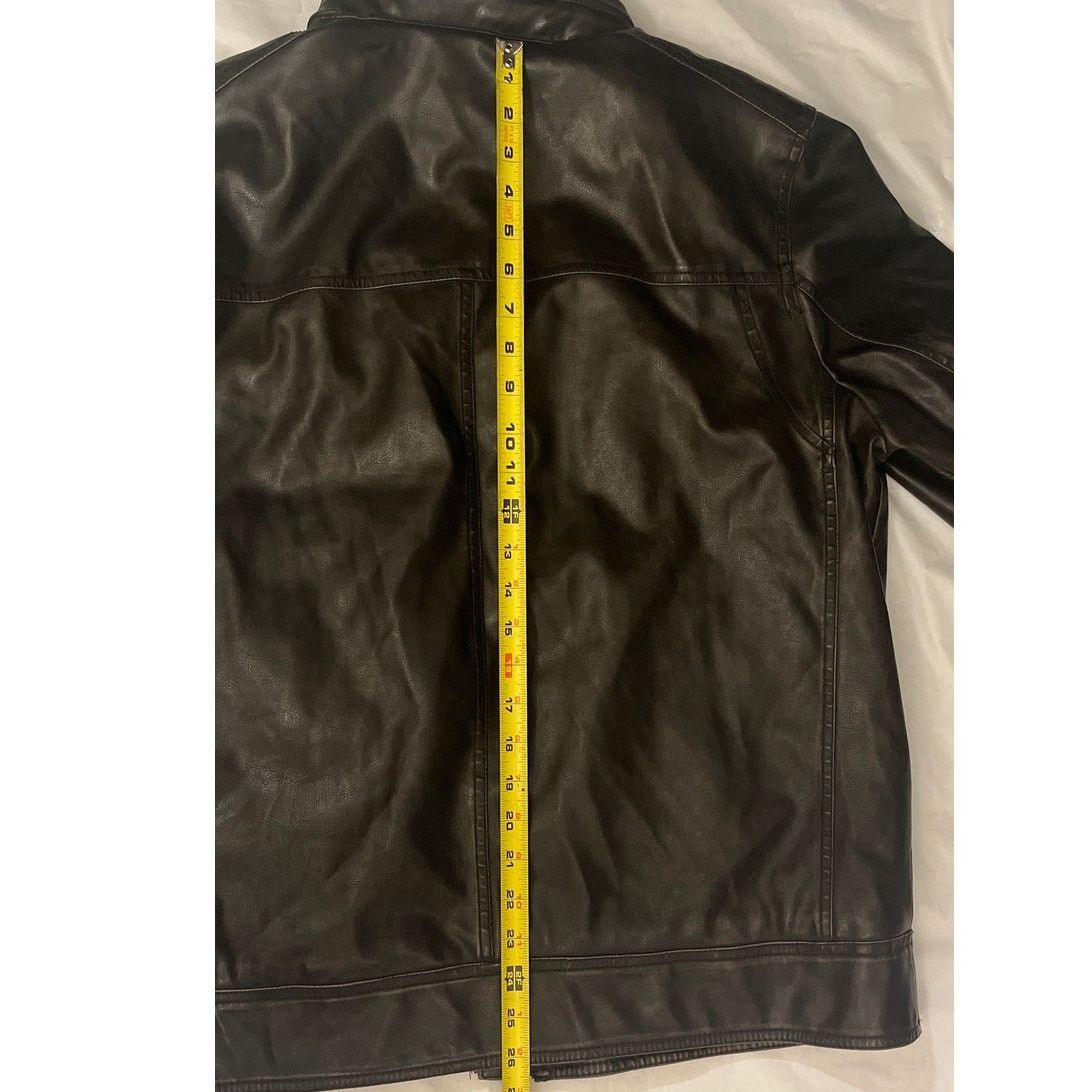 Levi's Levi's Faux Leather Sherpa Military Bomber Jacket W/ Hood Size US M / EU 48-50 / 2 - 10 Thumbnail