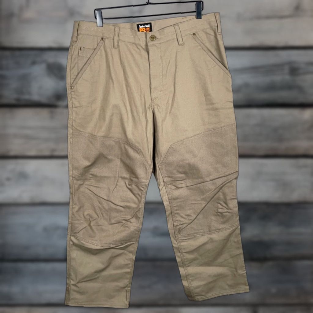 Timberland VINTAGE Timberland Pro Canvas Work Pants Men's 38 x 30 Beige Casual Workwear Original Fit Size US 38 / EU 54 - 1 Thumbnail