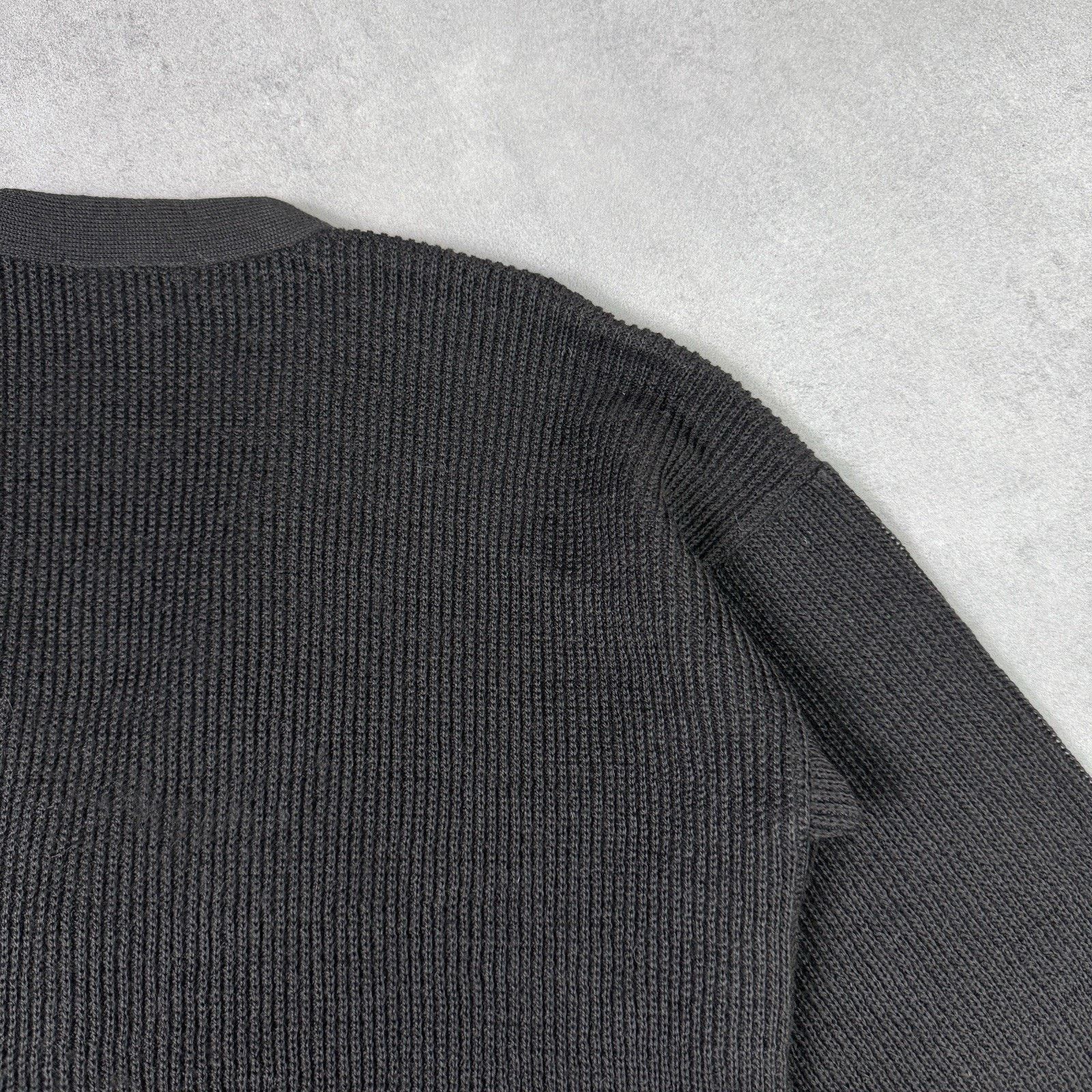 Lacoste Vintage Lacoste Chemise Wool Cardigan Size 4 Black Size US M / EU 48-50 / 2 - 19 Thumbnail