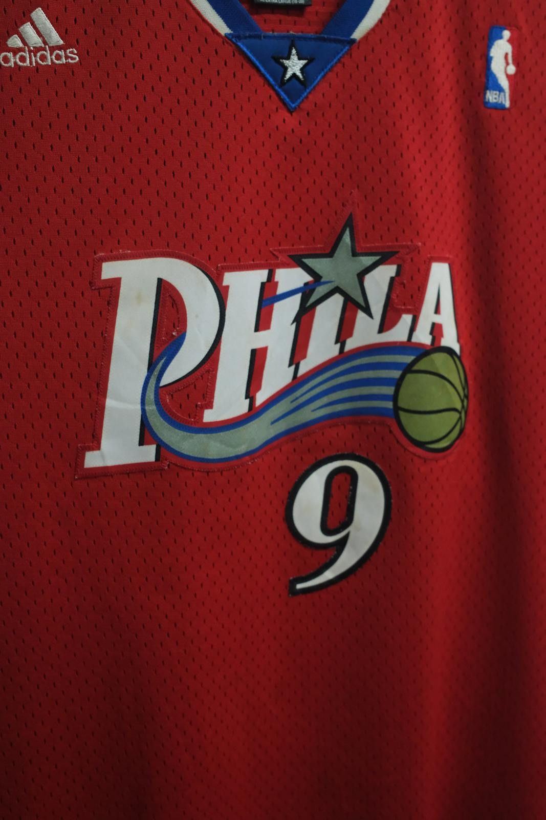 Adidas Adidas Philadelphia 76ers Iguodala #9 Basketball Jersey Size ONE SIZE - 4 Thumbnail