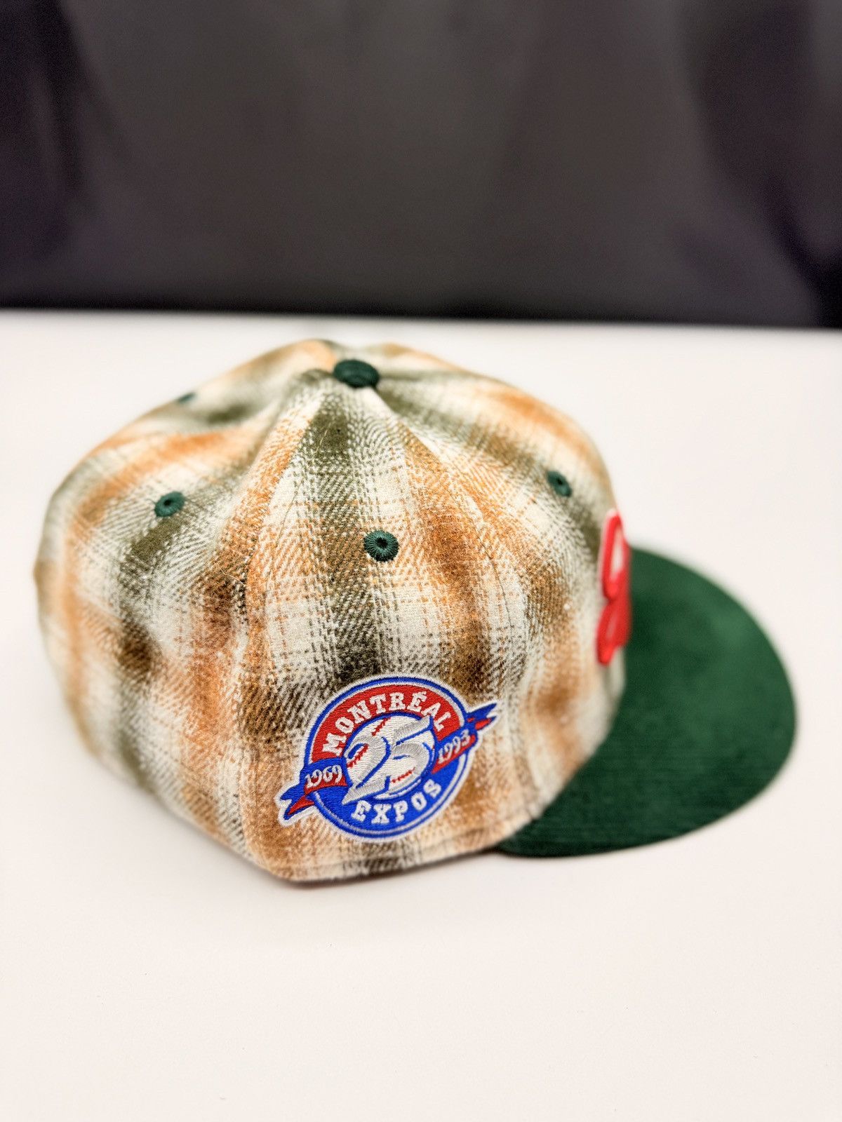 New Era New Era 59Fifty Montreal Expos Plaid Hat Size 7 5/8 new!! Size ONE SIZE - 7 Thumbnail