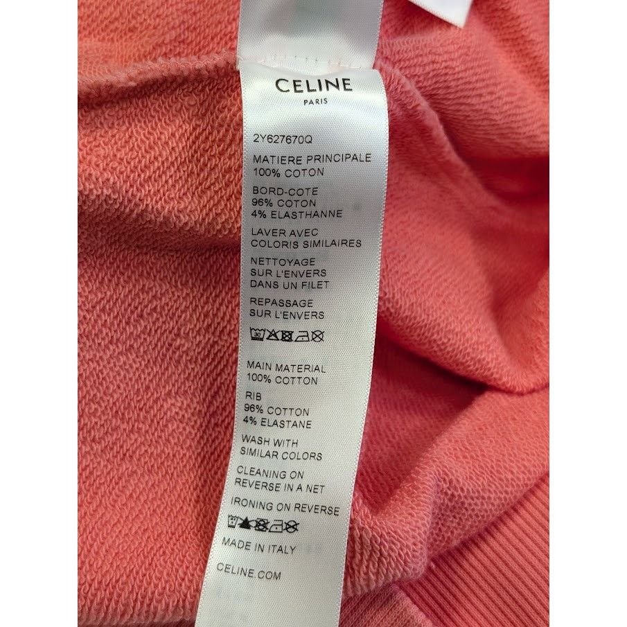 Celine o1rshd1 " Flamingo Tensions " Hoodie in Pink Size US M / EU 48-50 / 2 - 15 Thumbnail
