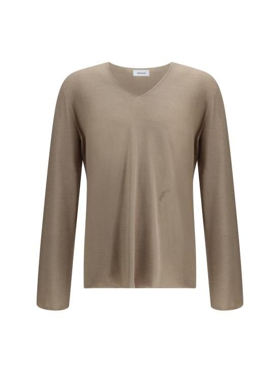 Salvatore Ferragamo SALVATORE FERRAGAMO Men Sweater 782954 004 BEIGE Size US S / EU 44-46 / 1 - 1 Thumbnail