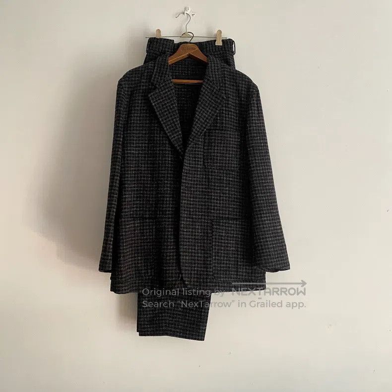 Comme des Garcons Comme Des Garcons size S Thick Wool Pants. Black and Gray Size US 27 - 9 Thumbnail