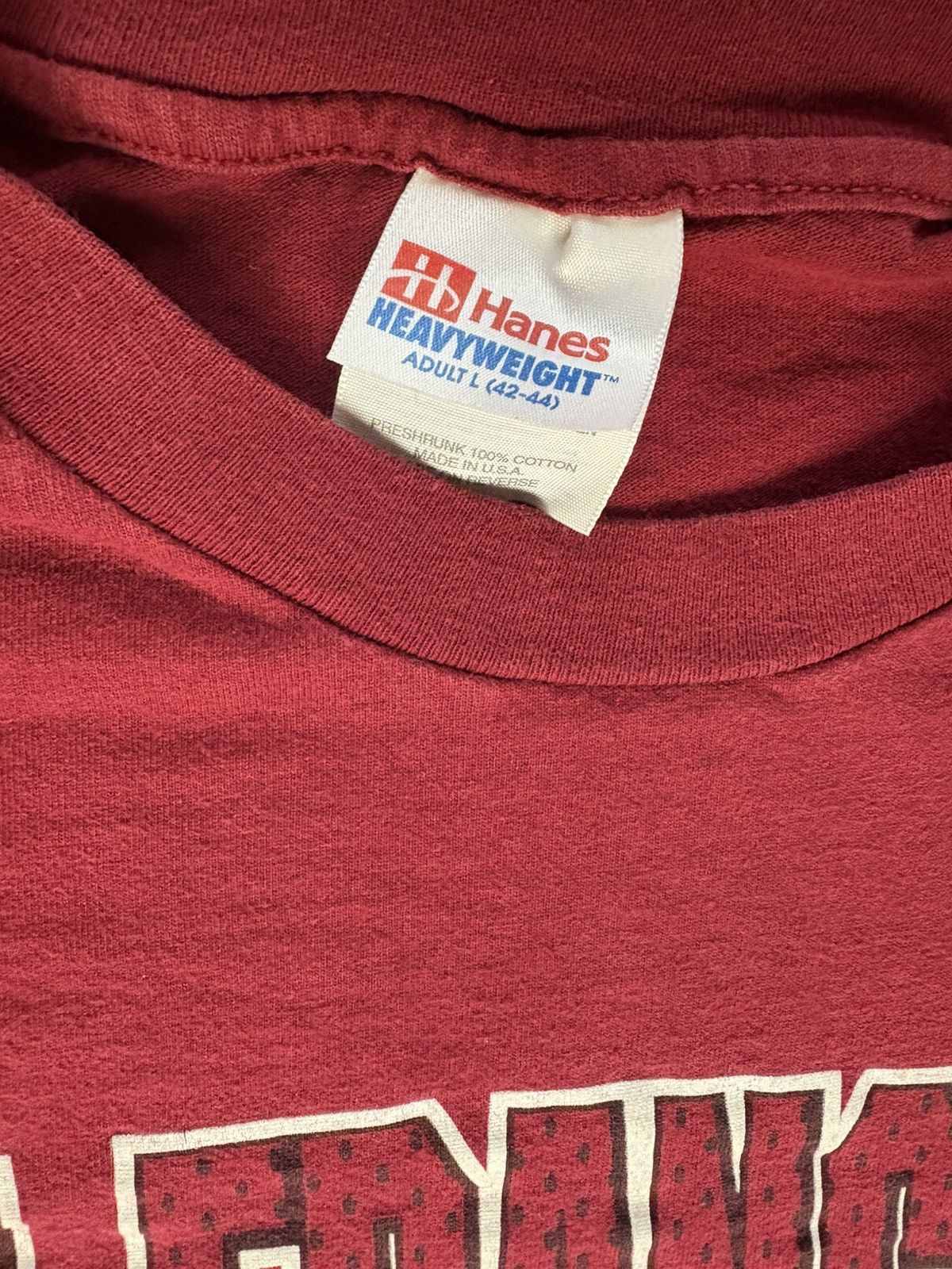 NFL × Vintage Vintage 1996 San Francisco 49rs Hanes Tshirt Size US L / EU 52-54 / 3 - 4 Thumbnail
