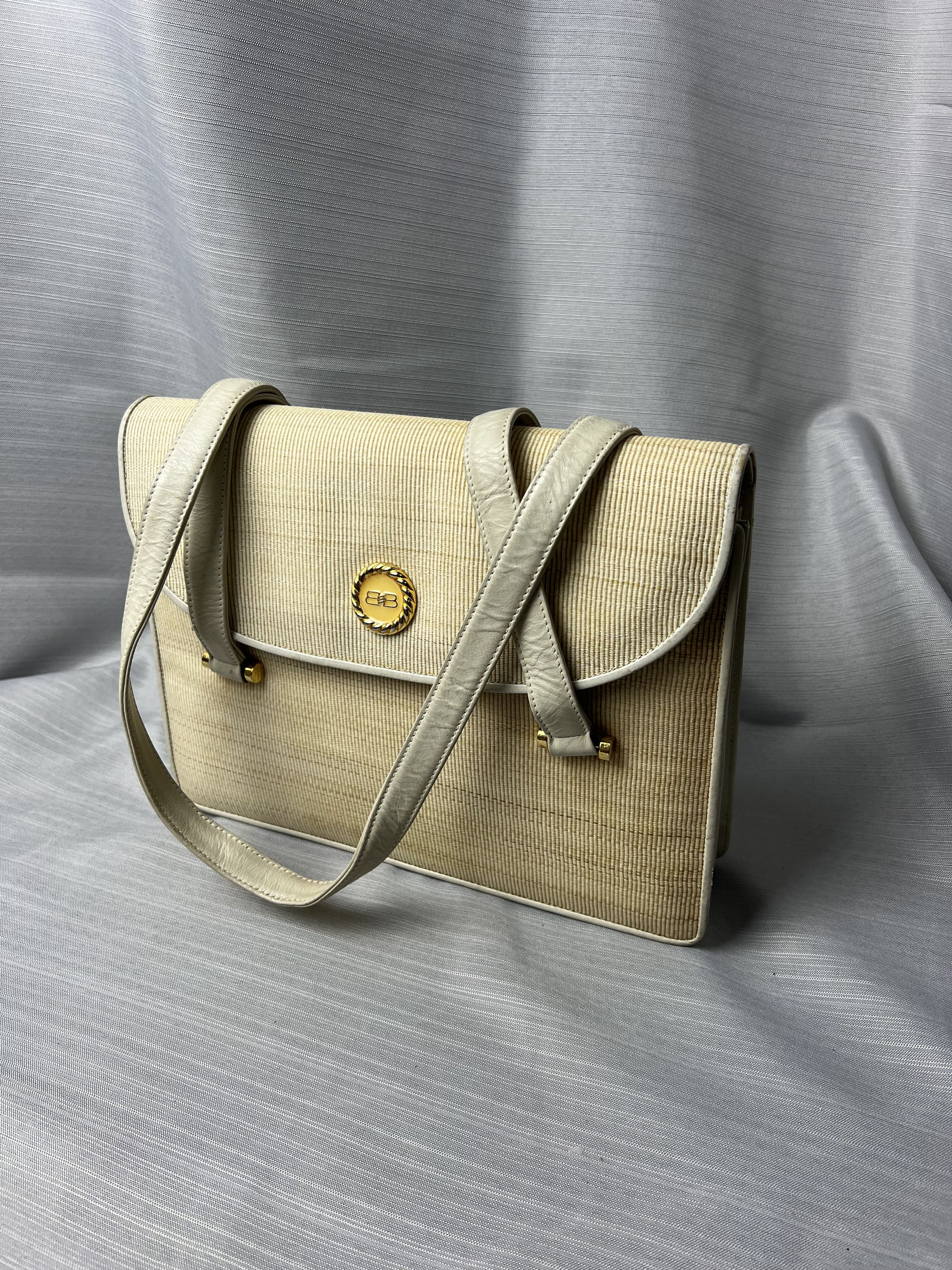 Balenciaga Horse Hair Shoulder Bag
