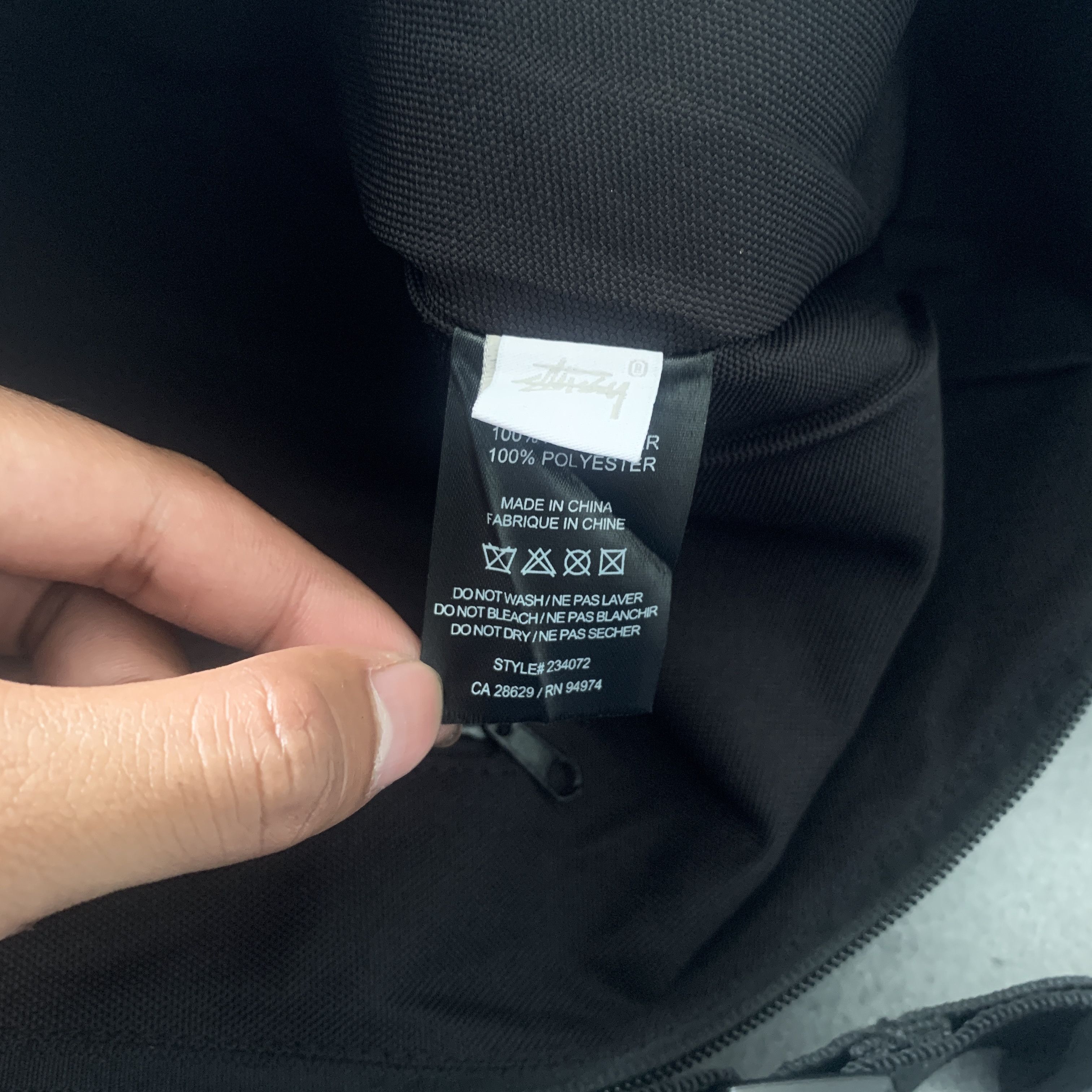 Stussy STUSSY MAPS SLING BAG IN BLACK Size ONE SIZE - 7 Thumbnail