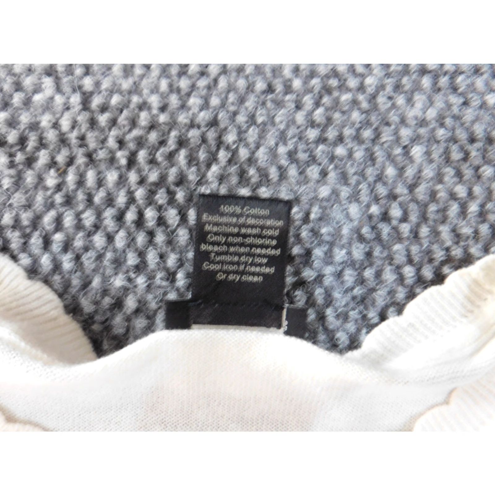 Ann Taylor Ann Taylor Sweater Pullover Floral Knit Crew Neck Beige Medium M Women Size M / US 6-8 / IT 42-44 - 6 Thumbnail