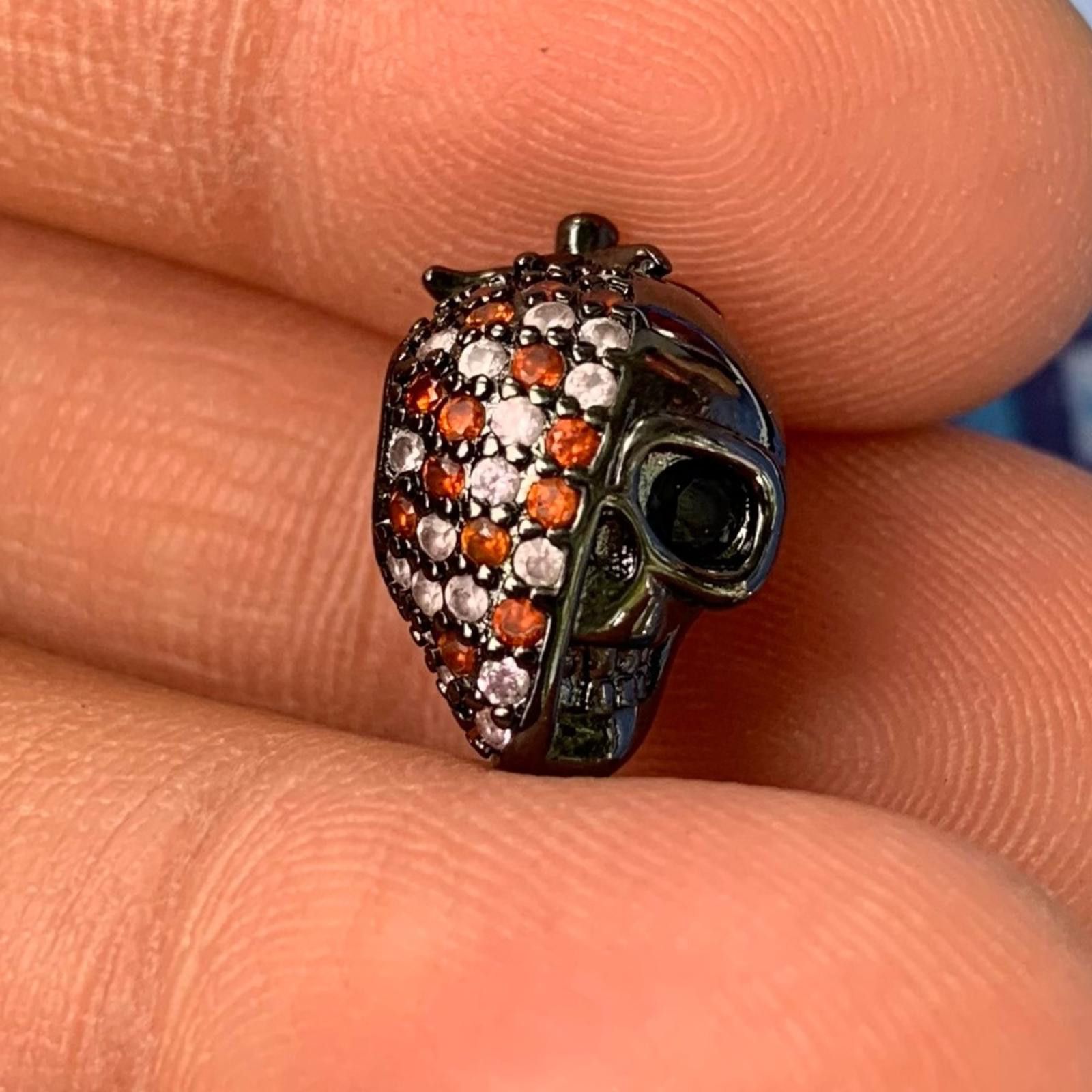 Other NWOT Strawberry Skull Bead Charm Sterling Silver 925 Size ONE SIZE - 8 Thumbnail