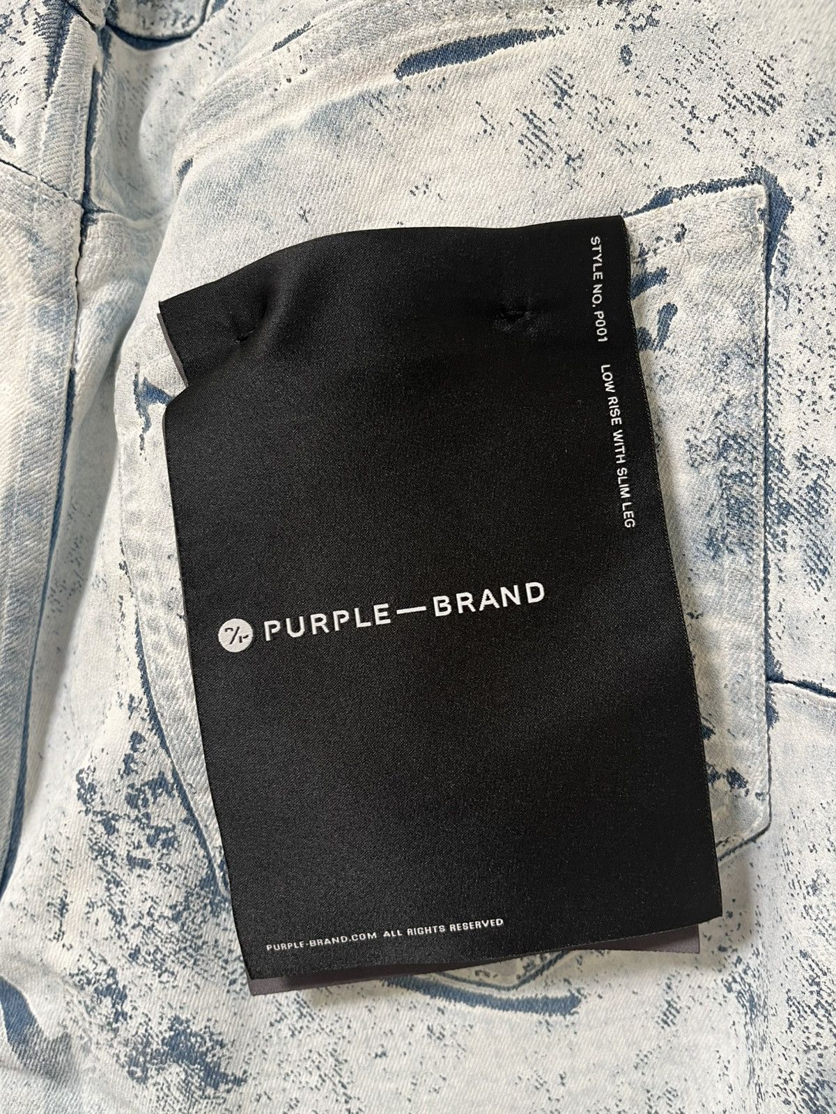 Purple Brand Purple Brand Painted Denim Limited Edition Sz 34 Size US 34 / EU 50 - 6 Thumbnail