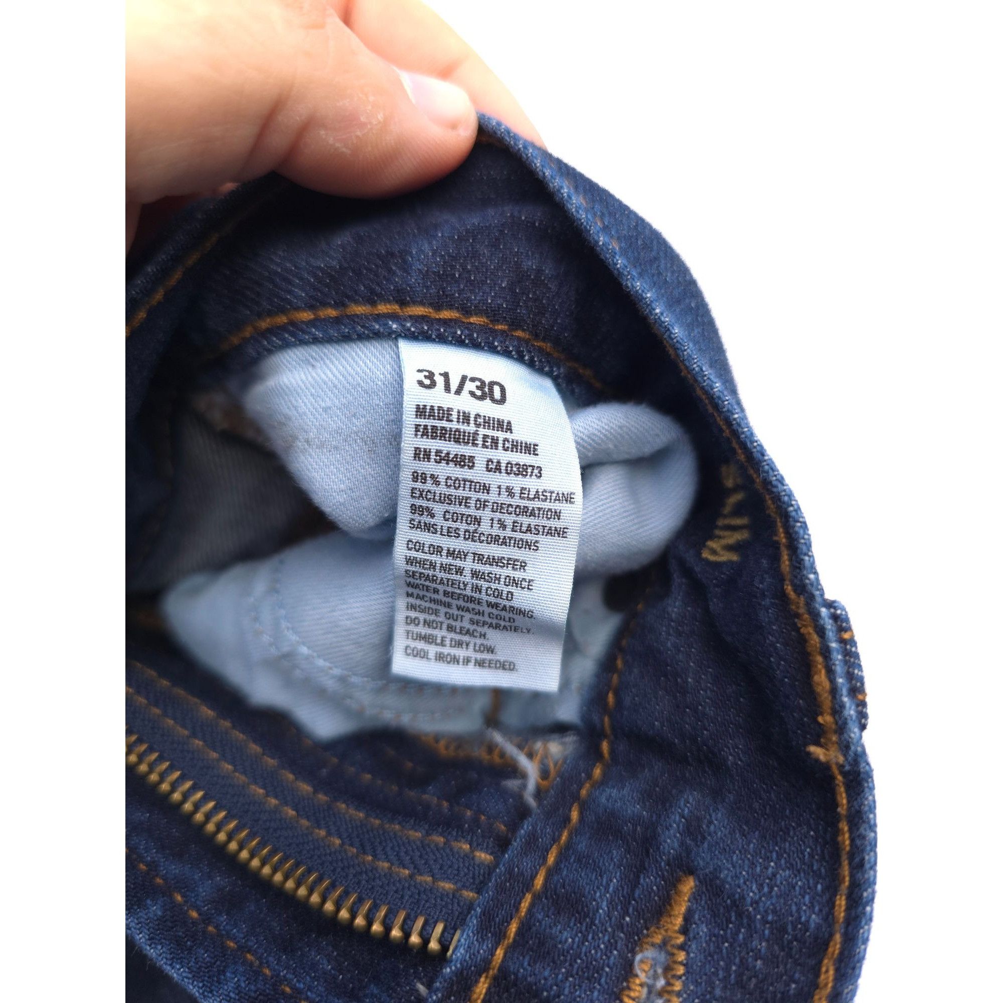 American Eagle Outfitters American Eagle Outfitters Slim Fit Mens Jeans 31/30 Dark Was Size US 31 - 5 Thumbnail