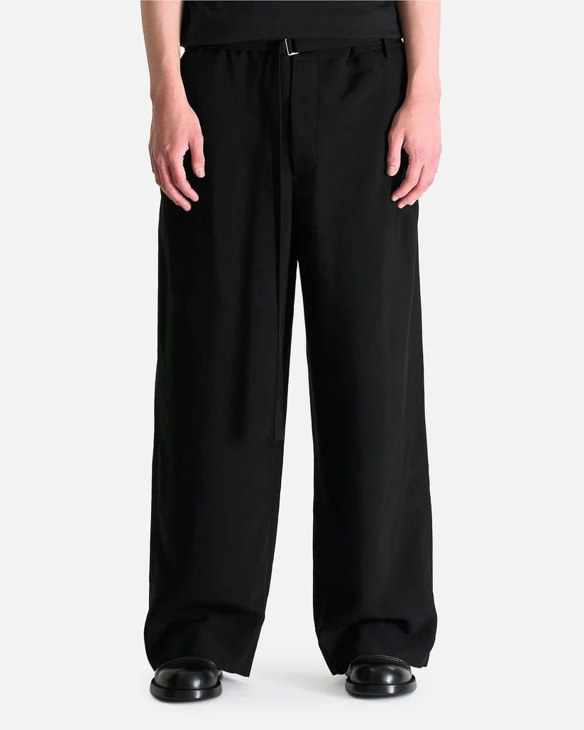 Ann Demeulemeester o1s1v1r1oon0825 Finn High Comfort Trousers in Black Size US 32 / EU 48 - 1 Thumbnail