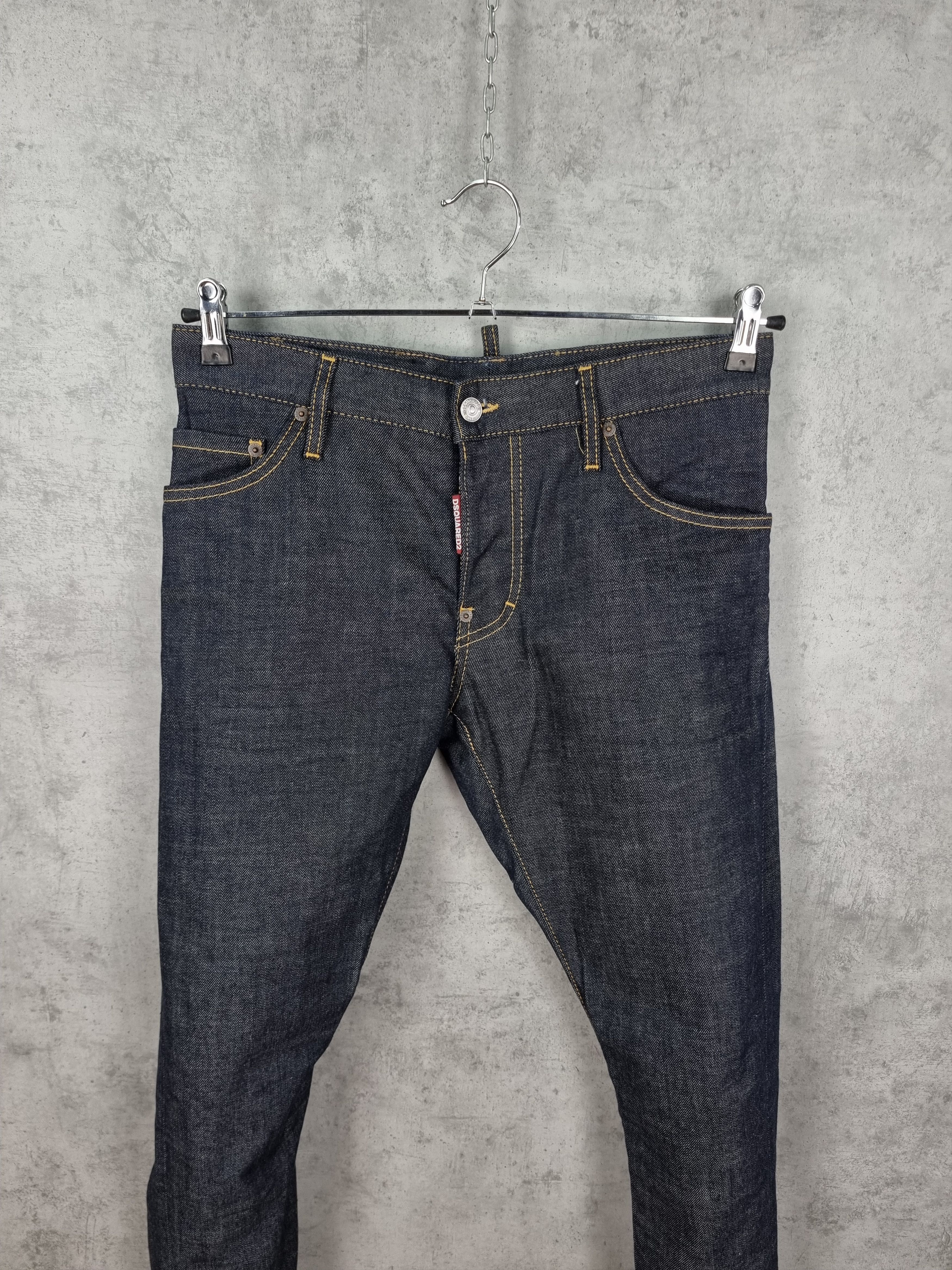 Dsquared2 DSQUARED2 Italian Raw Denim Skinny Jeans Size US 32 / EU 48 - 5 Thumbnail