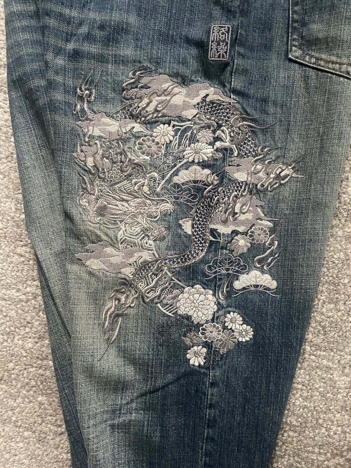 Other Karakuri embroidered japanese vintage denim Size US 34 / EU 50 - 3 Thumbnail