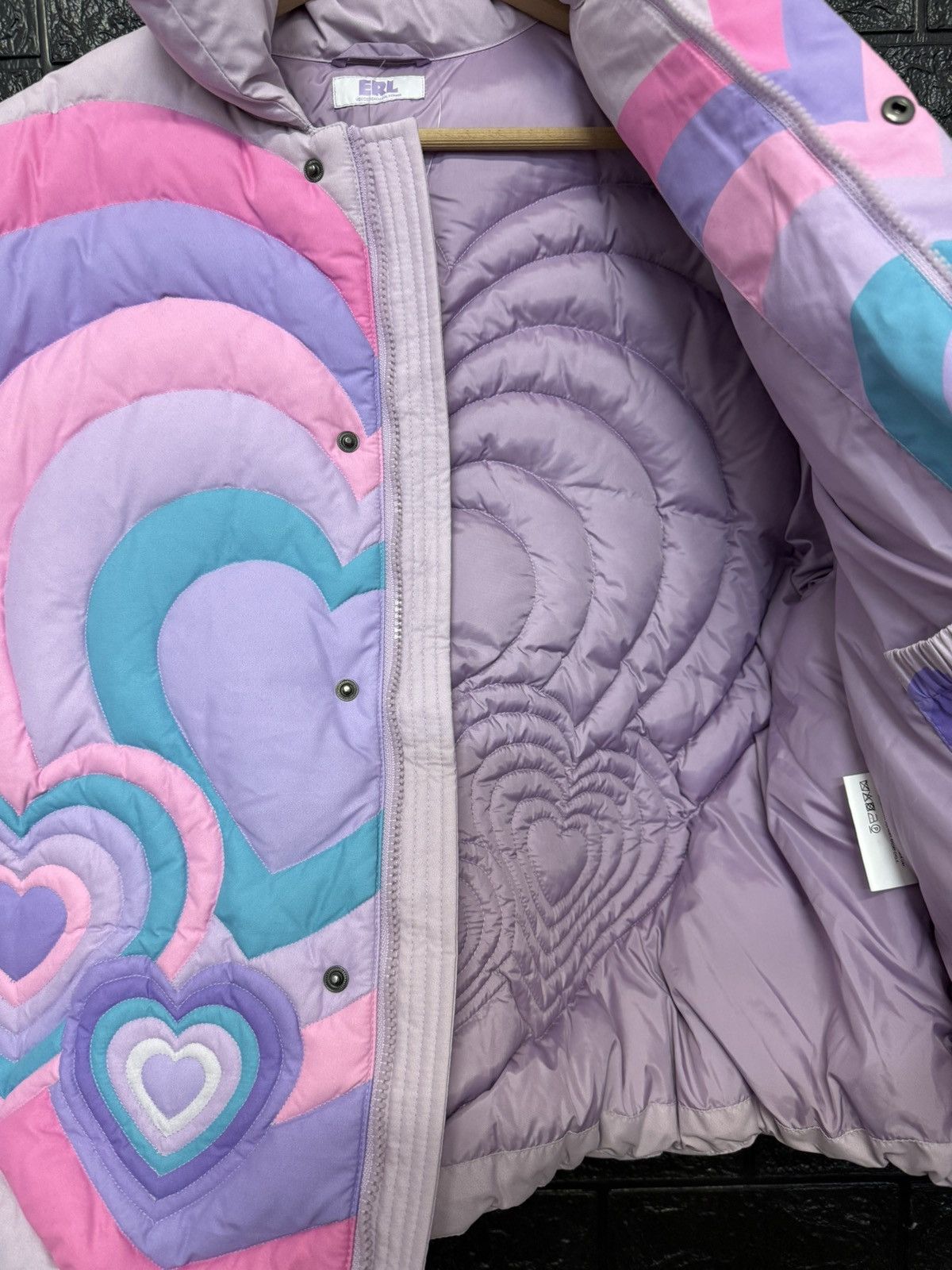 ERL ERL “ Heart “ Puffer Jacket Size US M / EU 48-50 / 2 - 3 Thumbnail