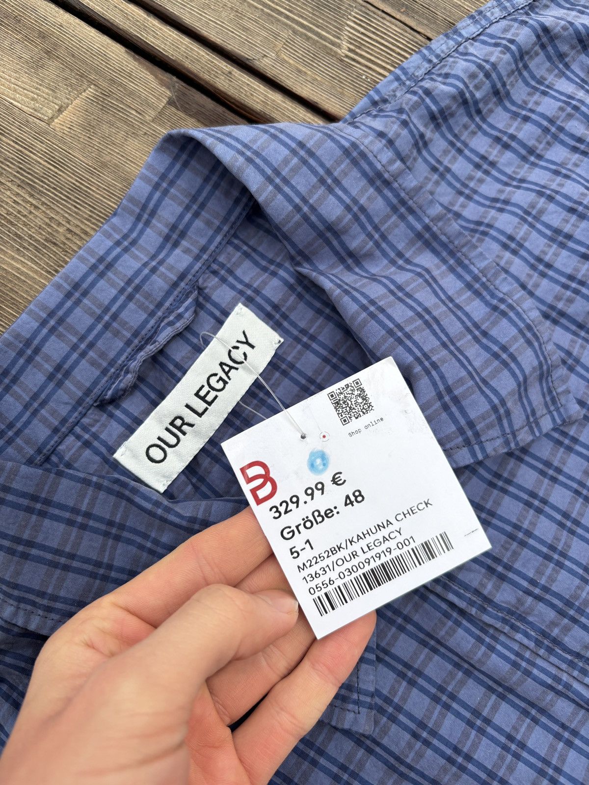 Our Legacy Our Legacy Box Shirt Kahuna Check Size US M / EU 48-50 / 2 - 7 Thumbnail