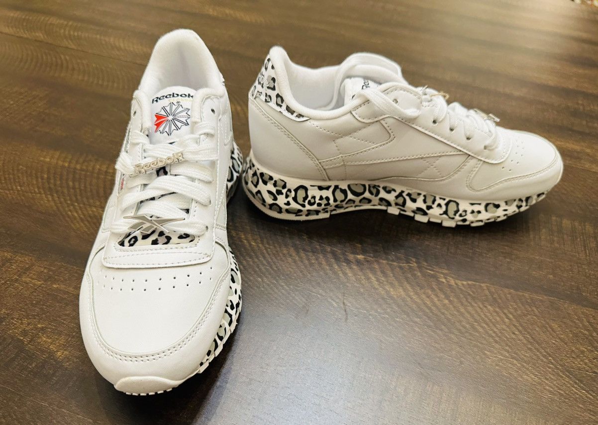 Reebok NWT Reebok Women’s Classic Leather Leopard Print Shoes-Sz 5 Size US 5 / IT 35 - 1 Thumbnail