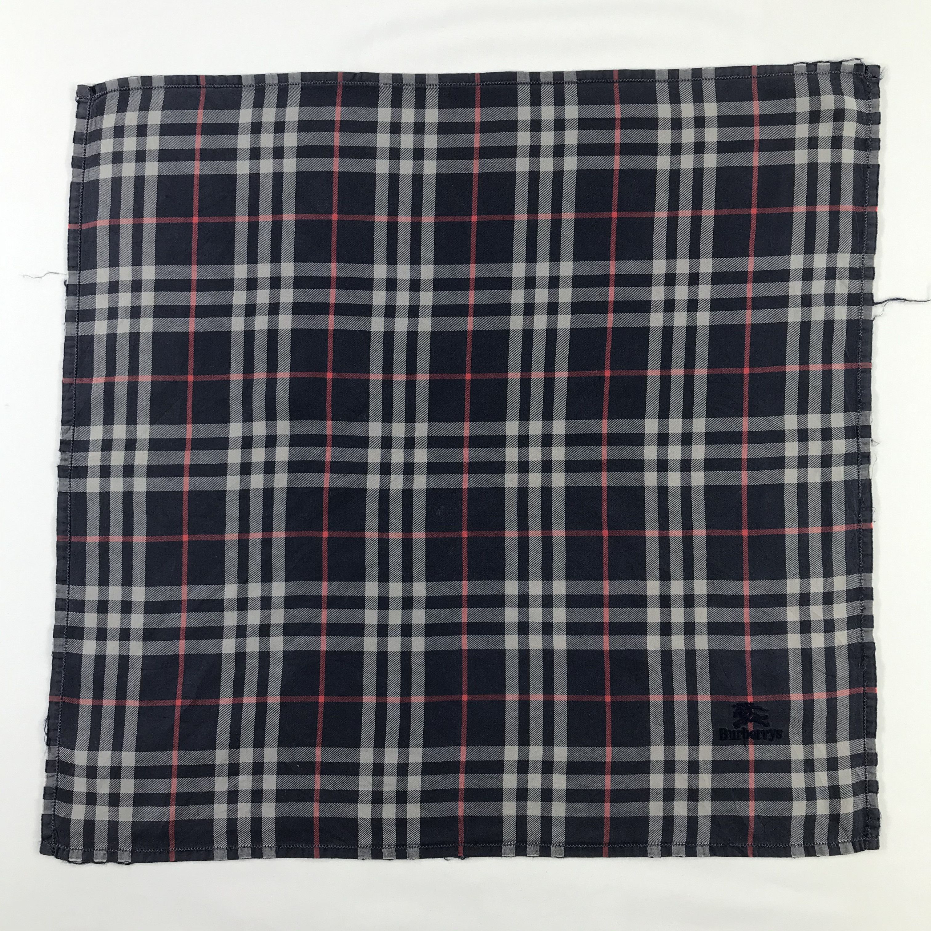 Burberry × Vintage Burberry Bandana / Handkerchief / Neckerchief - S776 Size ONE SIZE - 1 Thumbnail
