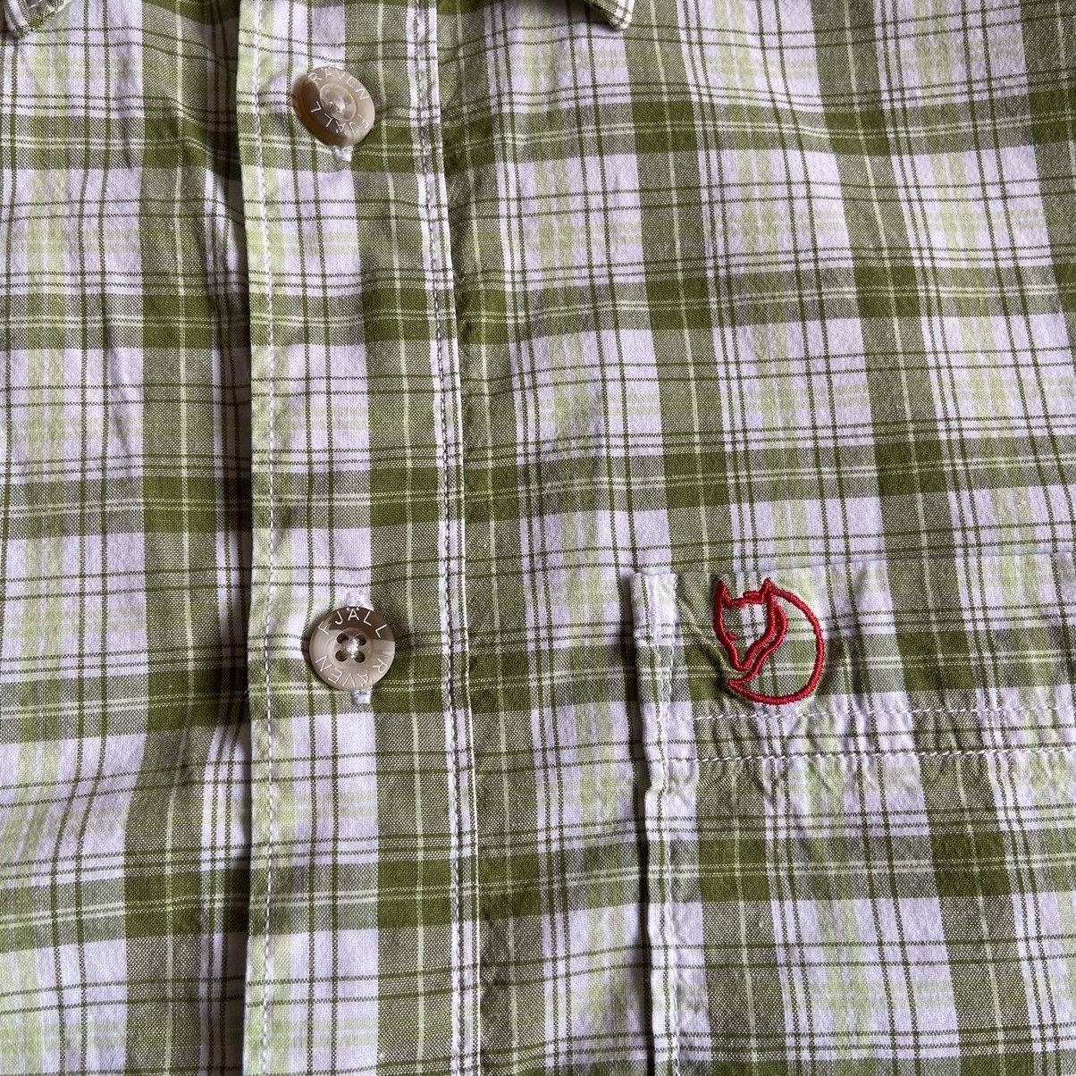 Fjallraven × Vintage 📌 Vintage Fjallraven Outdoor Plaid Pocket Shirt Size US L / EU 52-54 / 3 - 6 Thumbnail