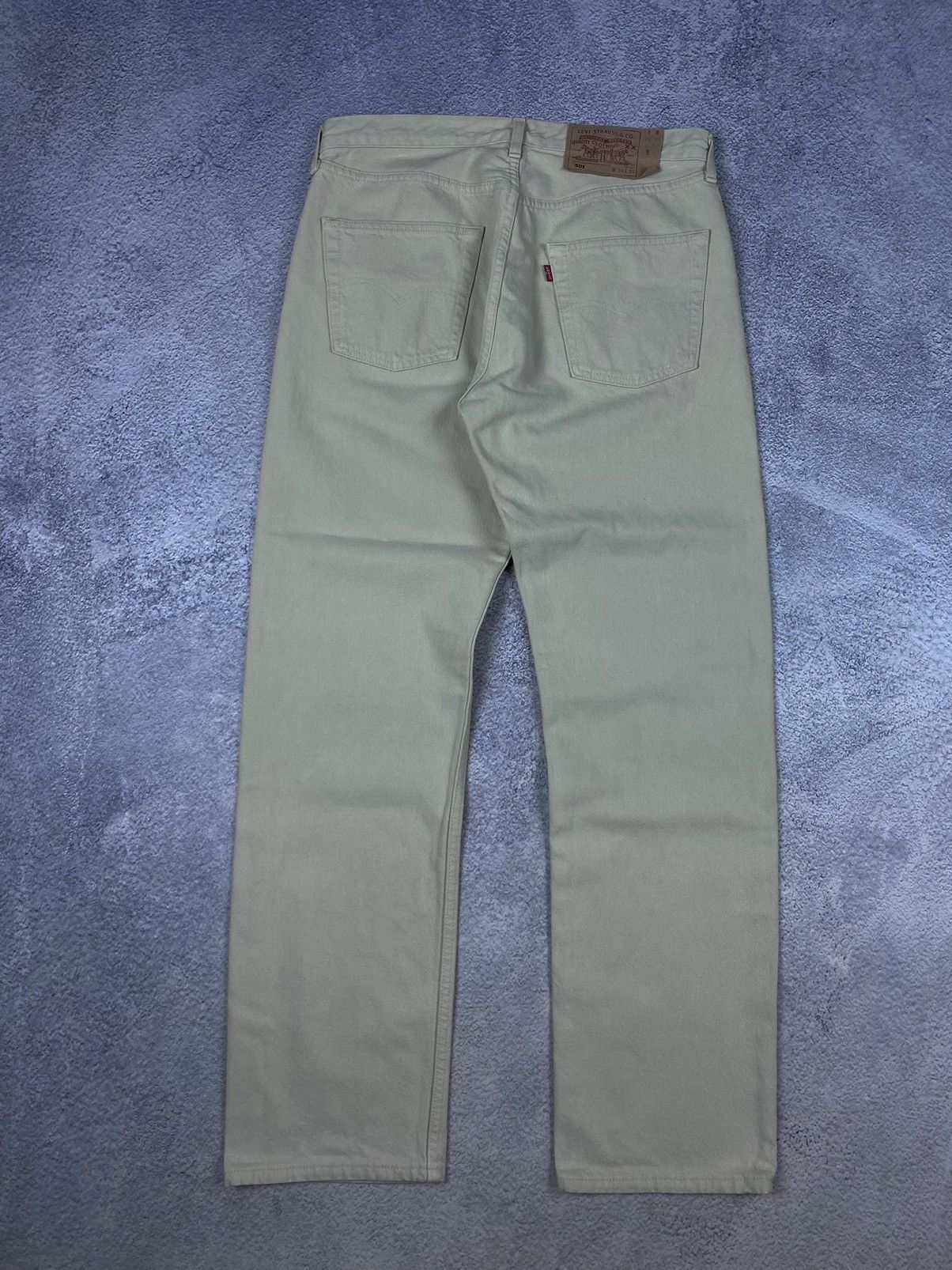 Levi's × Vintage Levis 501 Vintage Beige Jeans Size US 32 / EU 48 - 6 Thumbnail