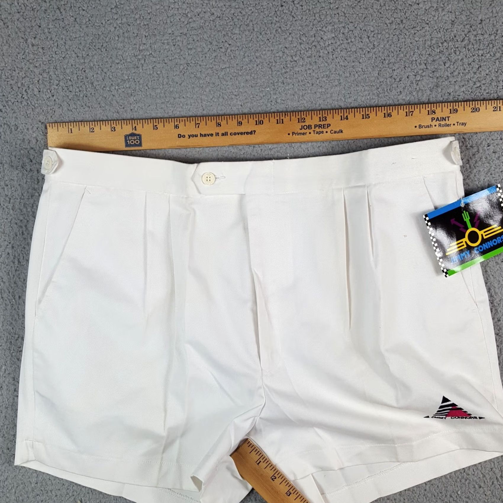 Vintage VINTAGE Jimmy Connors Men's Size 40 White Tennis Shorts Size US 40 / EU 56 - 6 Thumbnail