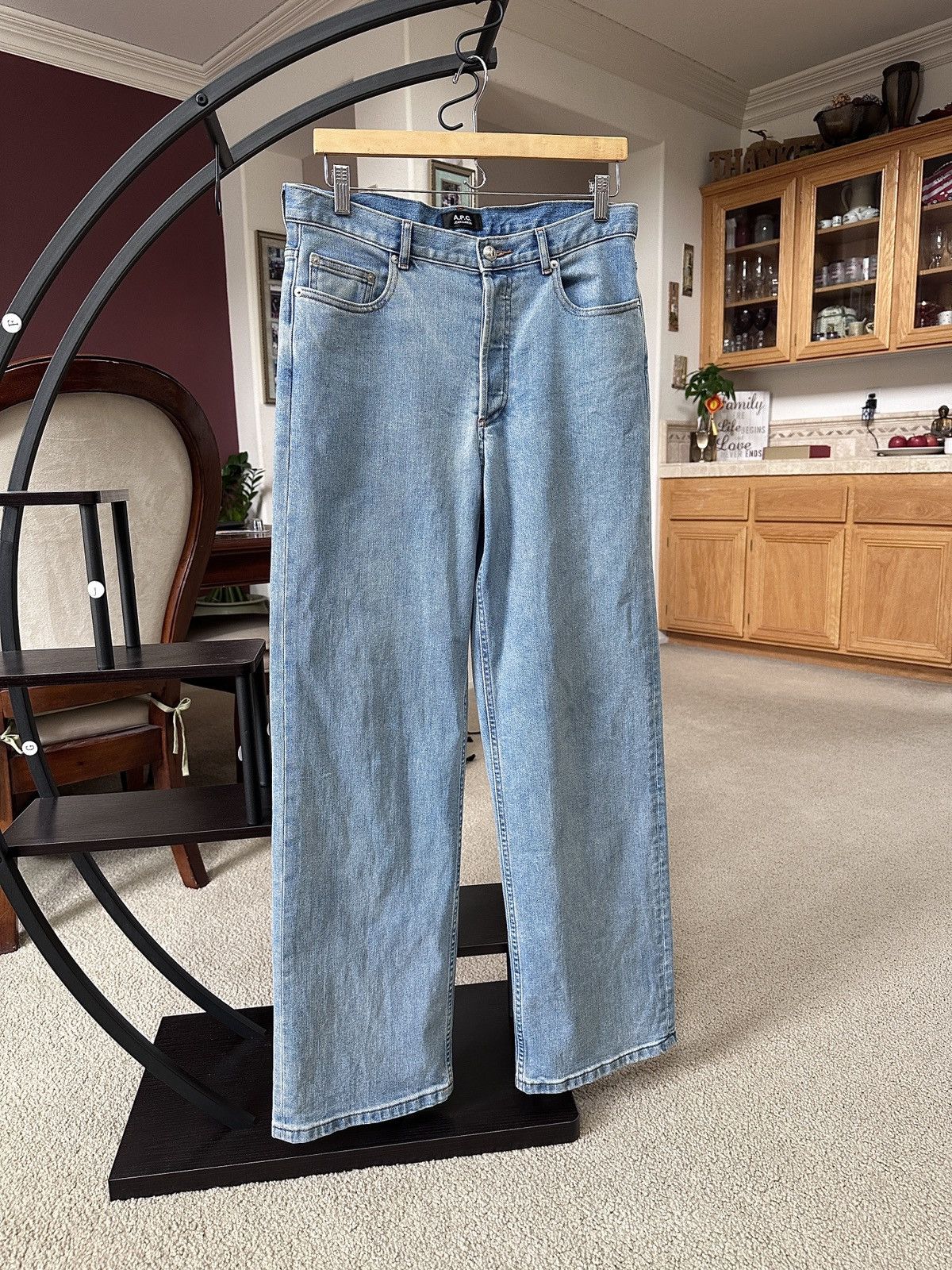 A.P.C. A.P.C. Blue Aaron Jeans Size 31 Size US 33 - 1 Thumbnail
