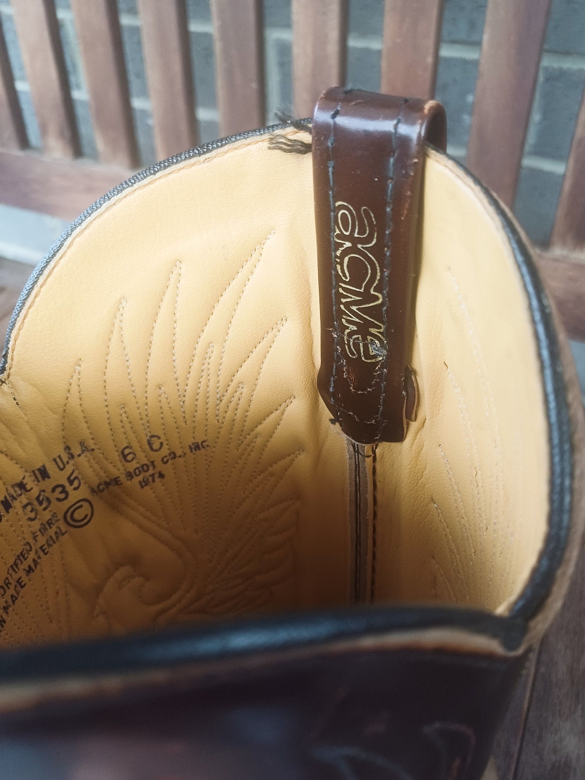 Cowboy Equipment Acme 1970s Thunderbird Rising Phoenix Western Cowboy Boots Size US 6 / IT 36 - 6 Thumbnail