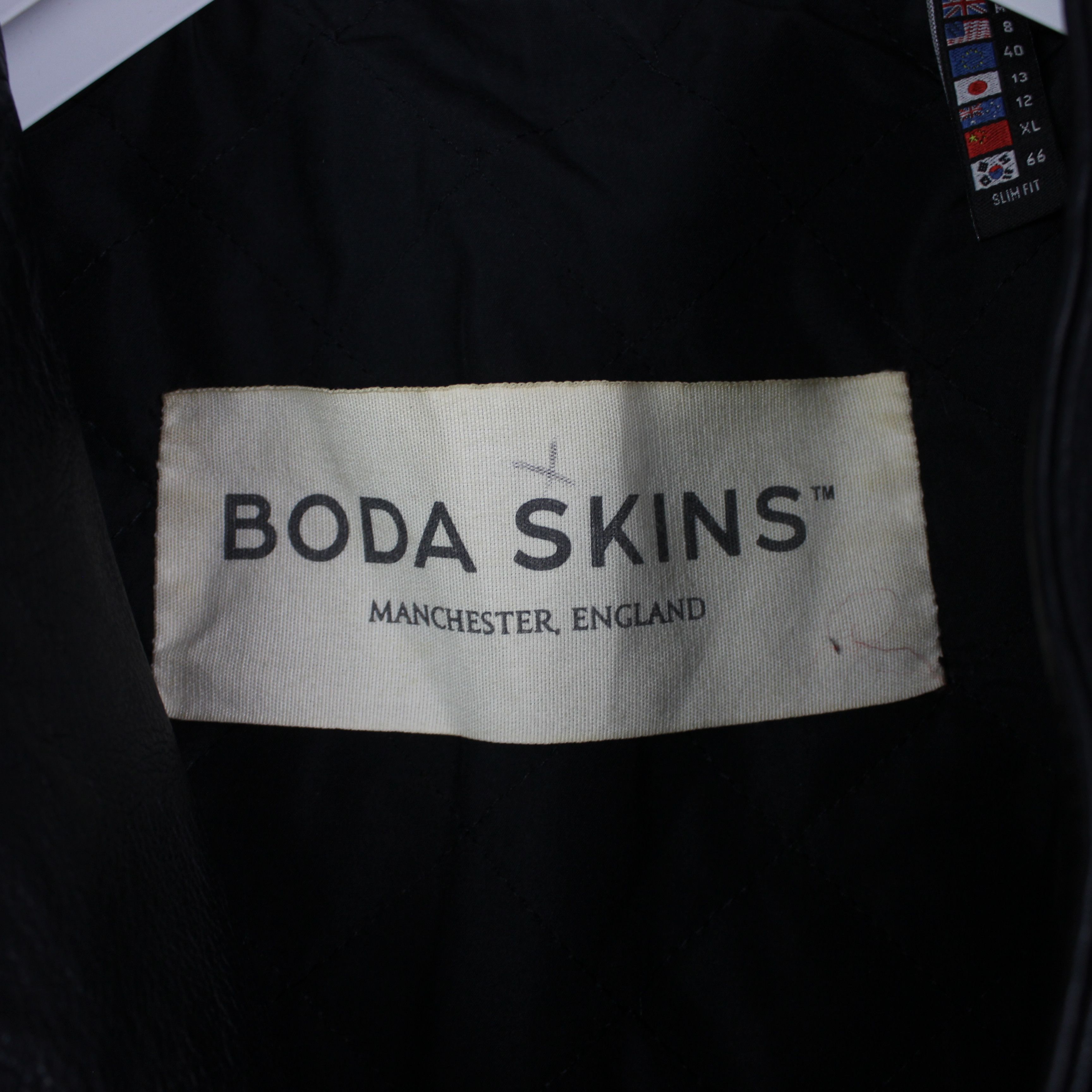 Boda Skins Boda Skins leather bike jacket US 6 M Black Size M / US 6-8 / IT 42-44 - 3 Thumbnail