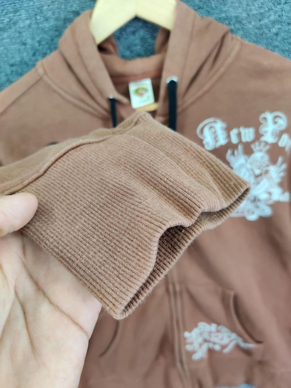 Ed Hardy Vintage Ed Hardy Christian Audigier Zipper Hoodie Brown Size US M / EU 48-50 / 2 - 12 Thumbnail