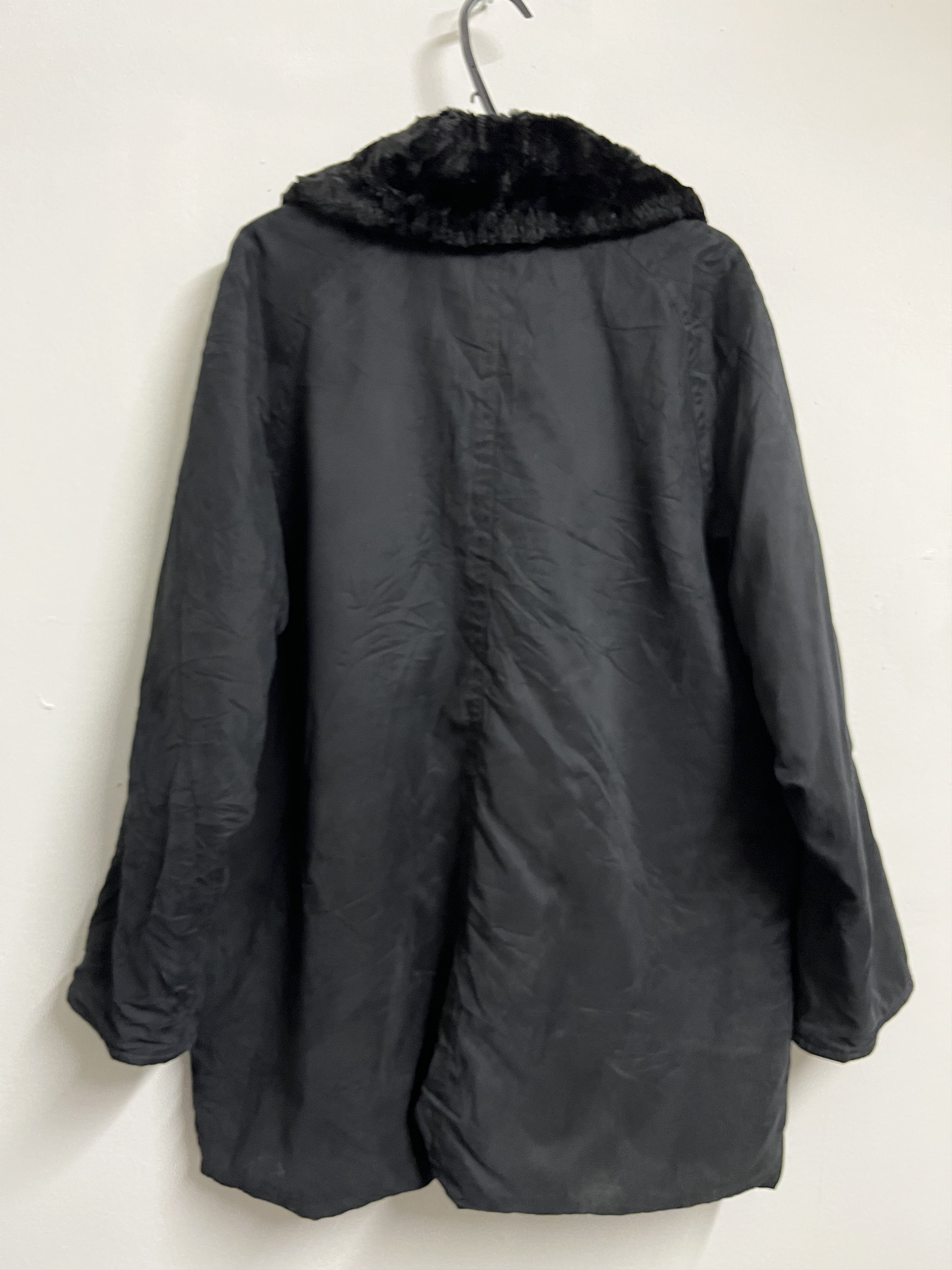 Bcbgmaxazria 🔥 True Vintage 80s MAX MARA Fur HEAVY COAT MADE IN ITALY Size US L / EU 52-54 / 3 - 6 Thumbnail
