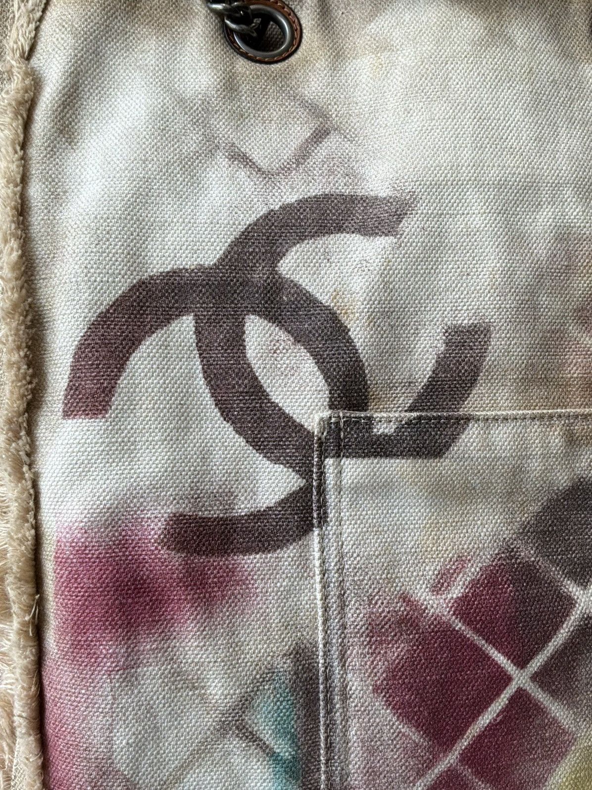 Chanel 2014 Chanel - Graffiti Canvas 3-Way Tote Bag Size ONE SIZE - 8 Thumbnail