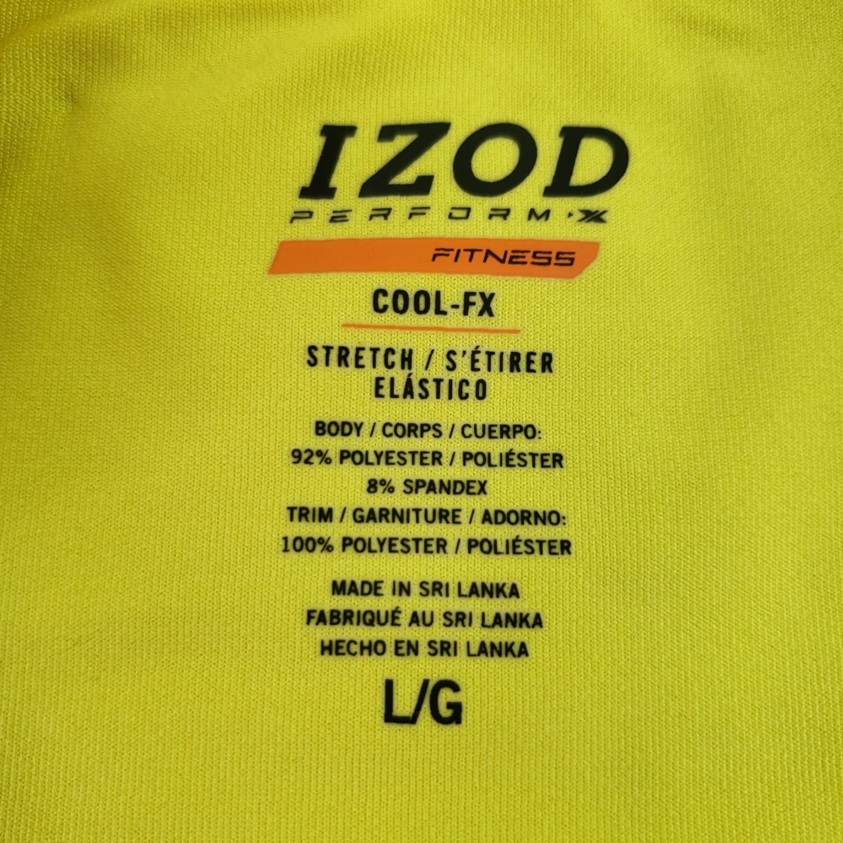 Izod IZOD Women's Yellow Mock Neck 1/4 Zip Pullover Sweatshirt Large Size L / US 10 / IT 46 - 5 Thumbnail