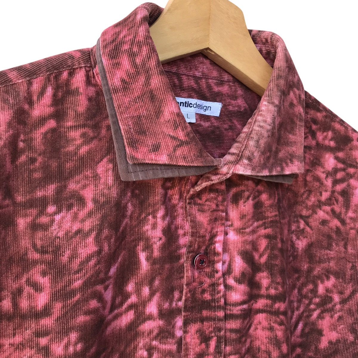 Japanese Brand × semanticdesign Semantic Design Japan Full Print Corduroy Shirt Size US L / EU 52-54 / 3 - 5 Thumbnail