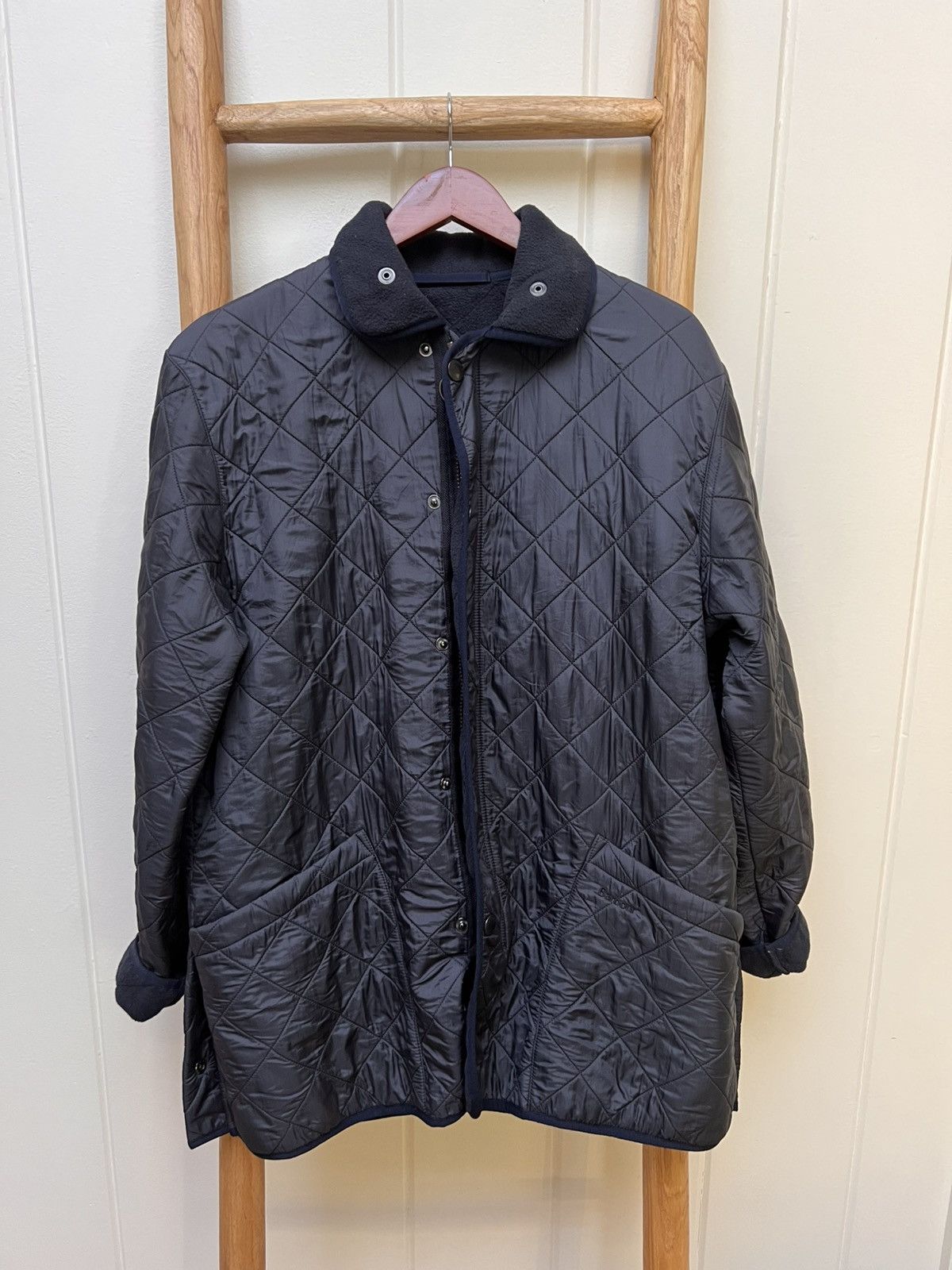Barbour BARBOUR POLAR QUILTED JACKET - NAVY Size US L / EU 52-54 / 3 - 1 Thumbnail