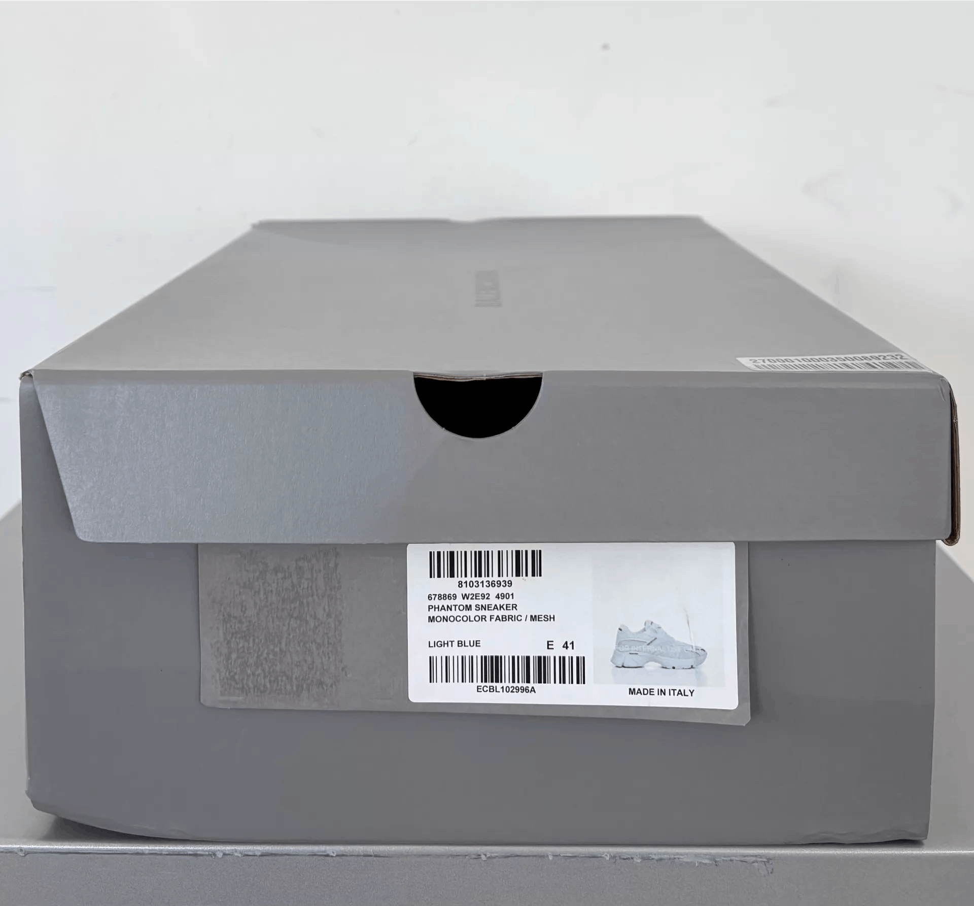 Balenciaga Balenciaga Light Blue Phantom Sneakers Ｑ21 Size US 8 / EU 41 - 9 Thumbnail