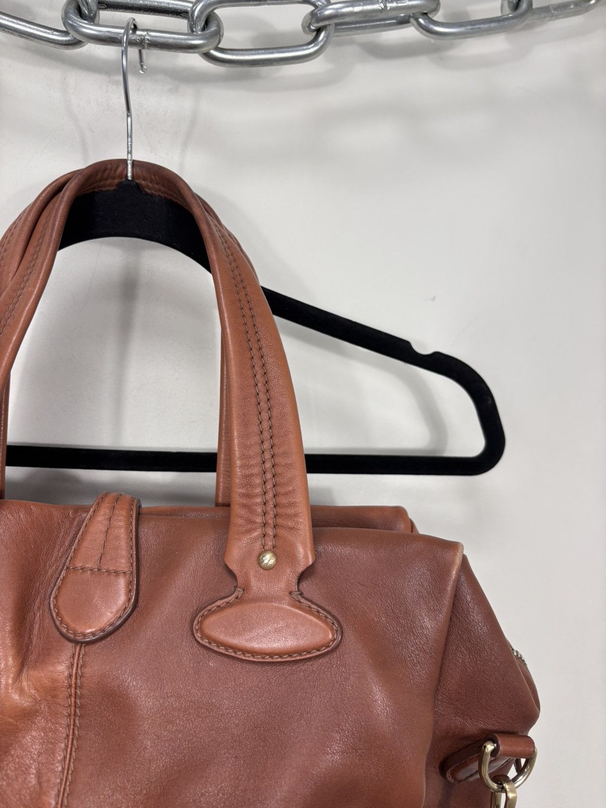 Bally Bally Madria Brown Genuine Leather Handle Bag Shoulder Size ONE SIZE - 20 Thumbnail