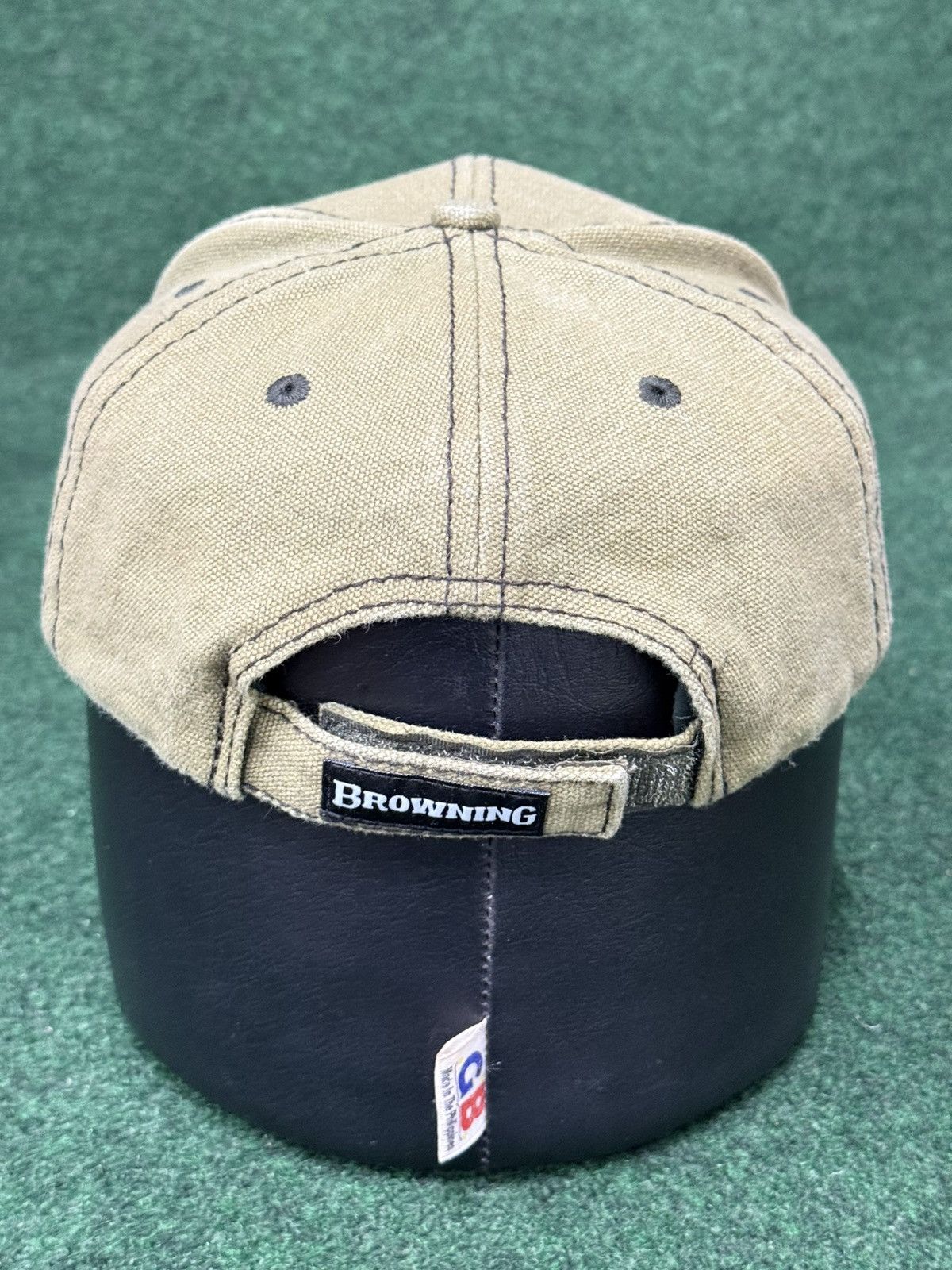 Vintage Vintage Browning Canvas Hat Size ONE SIZE - 2 Thumbnail