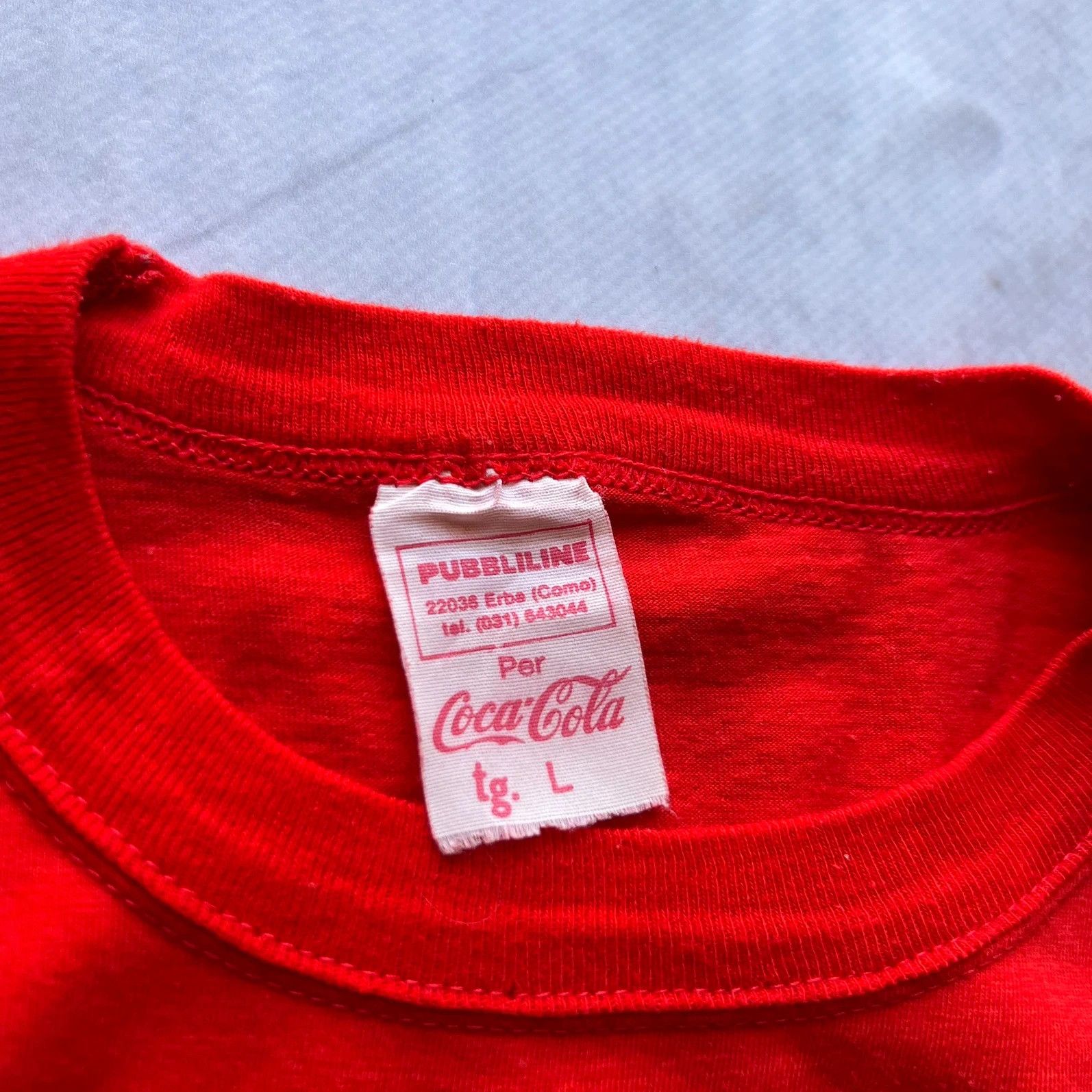 Coca Cola vintage 50s Coca-Cola t shirt retro rare enjoy Pepsi USA tee Size US M / EU 48-50 / 2 - 5 Thumbnail
