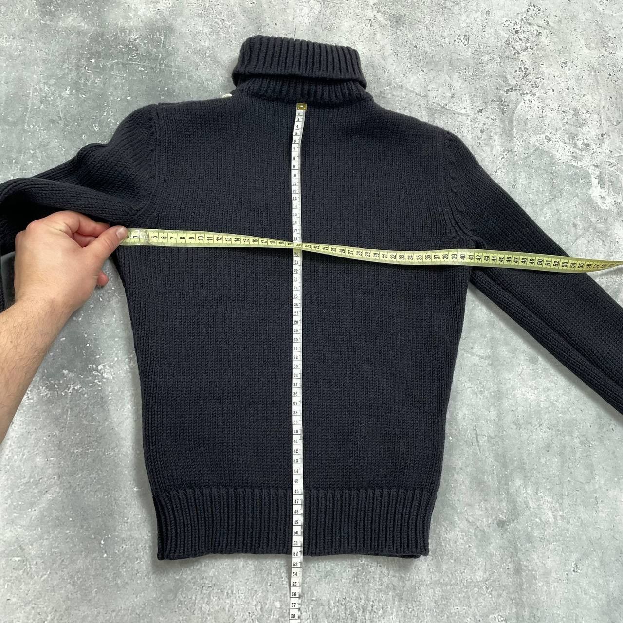 Celine Celine Turtleneck Contrast Cable Knitted Sweater Women’s Size S / US 4 / IT 40 - 5 Thumbnail