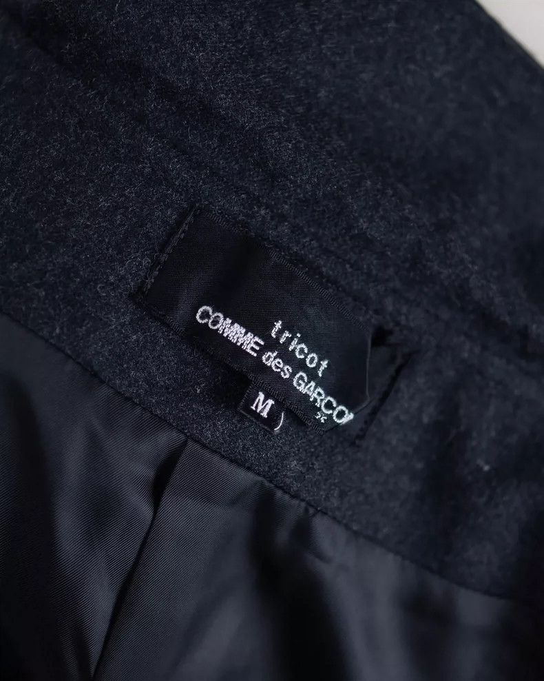 Comme des Garcons Comme des Garcons Dark gray doll collar with a button wool Size M / US 6-8 / IT 42-44 - 8 Thumbnail