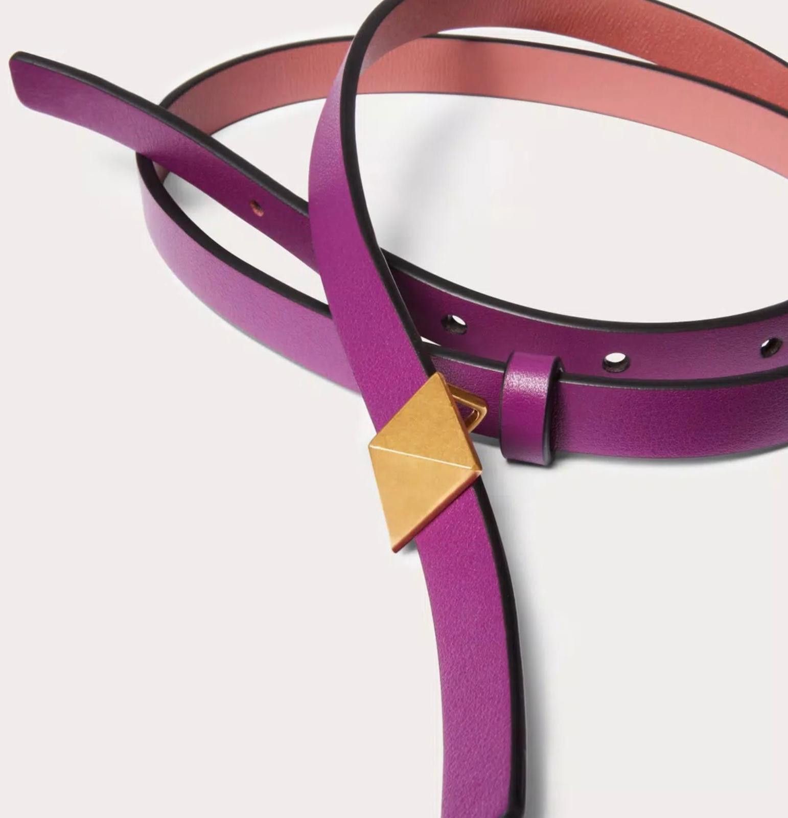 Valentino Valentino Reversible One Stud Belt Size 75 Size ONE SIZE - 2 Thumbnail