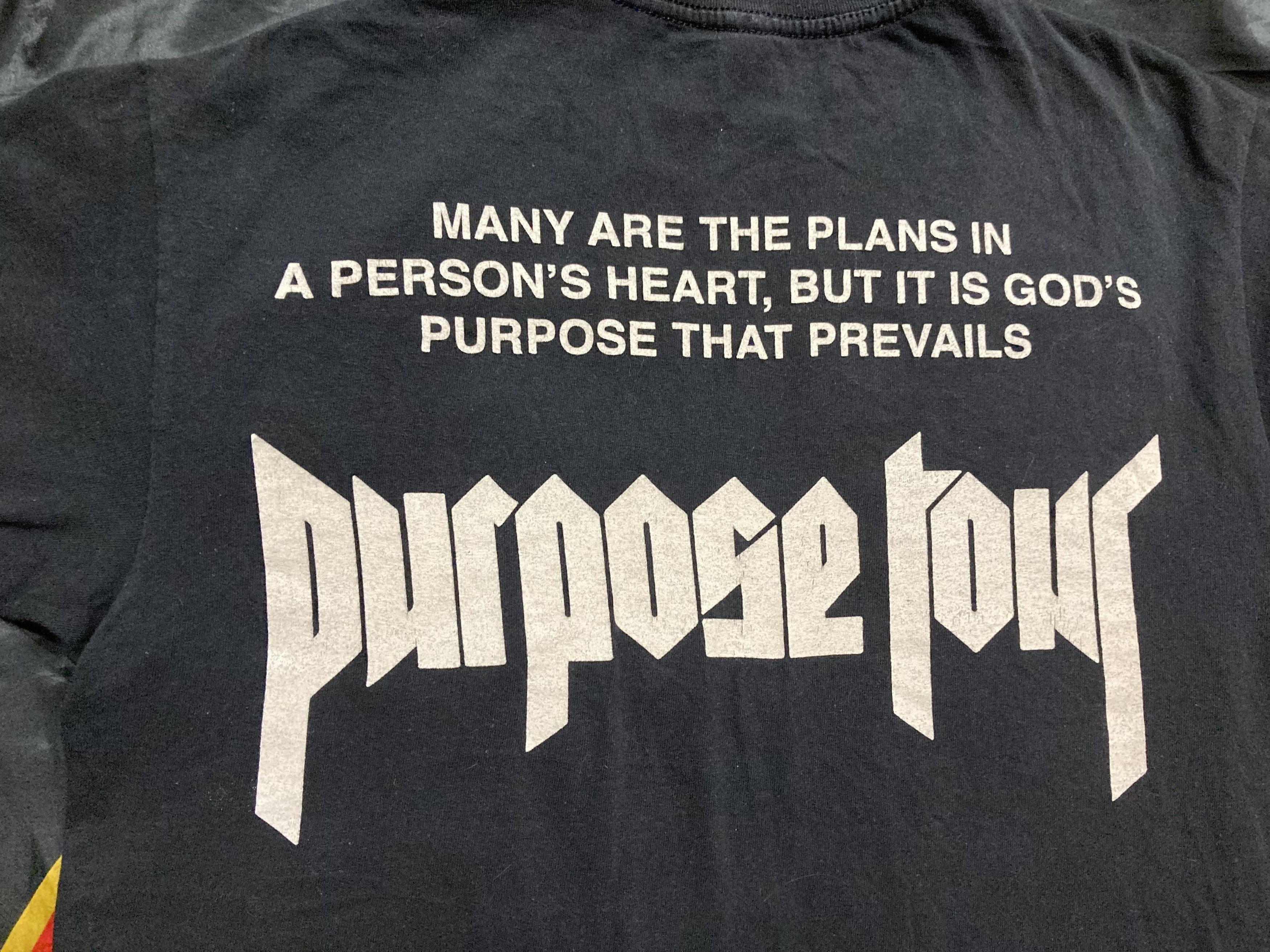 Justin Bieber Justin Bieber 💎Purpose Tour 2016 Concert Tee Shirt Size US M / EU 48-50 / 2 - 6 Thumbnail