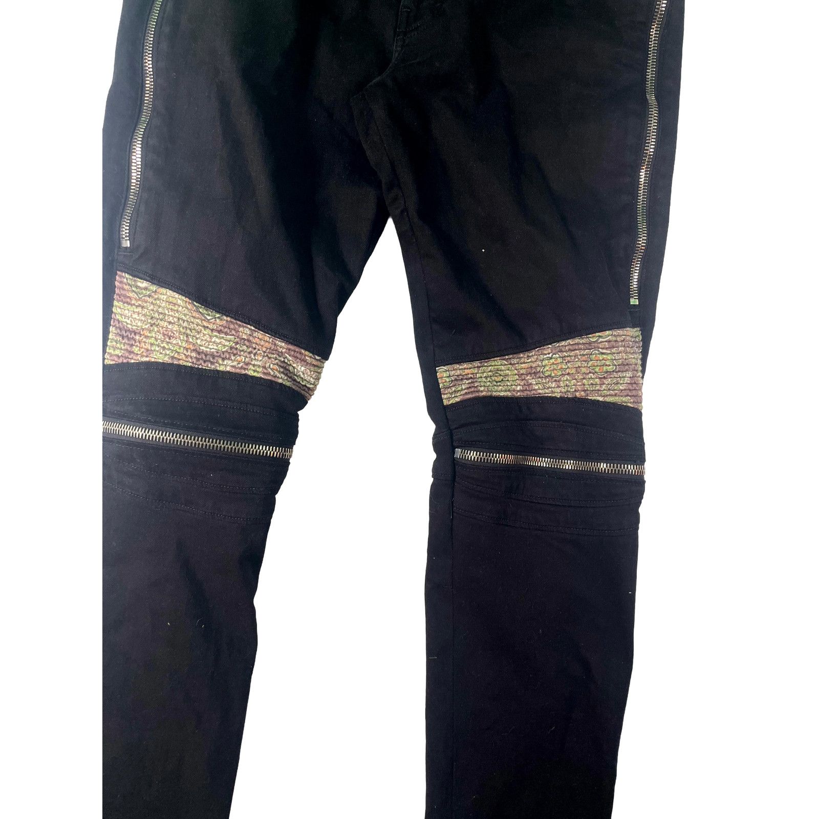 Amiri Amiri MX2 Floral Black, Green & Brown Jeans Size US 36 / EU 52 - 4 Thumbnail